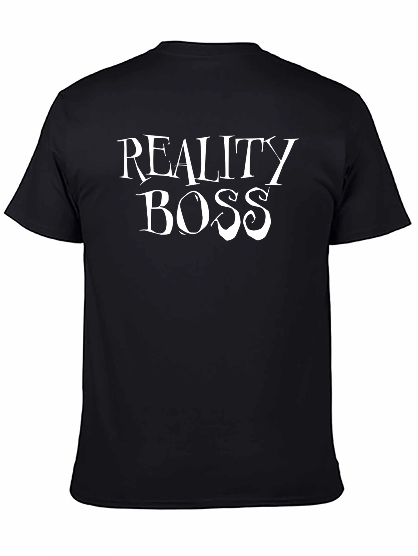 Reality Boss Black Graphic Tee