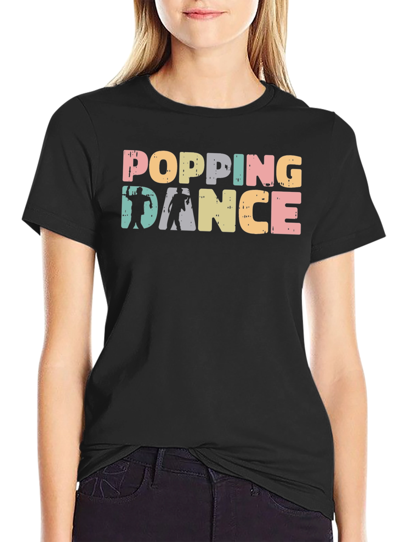 Popping Dance Retro Graphic Tee