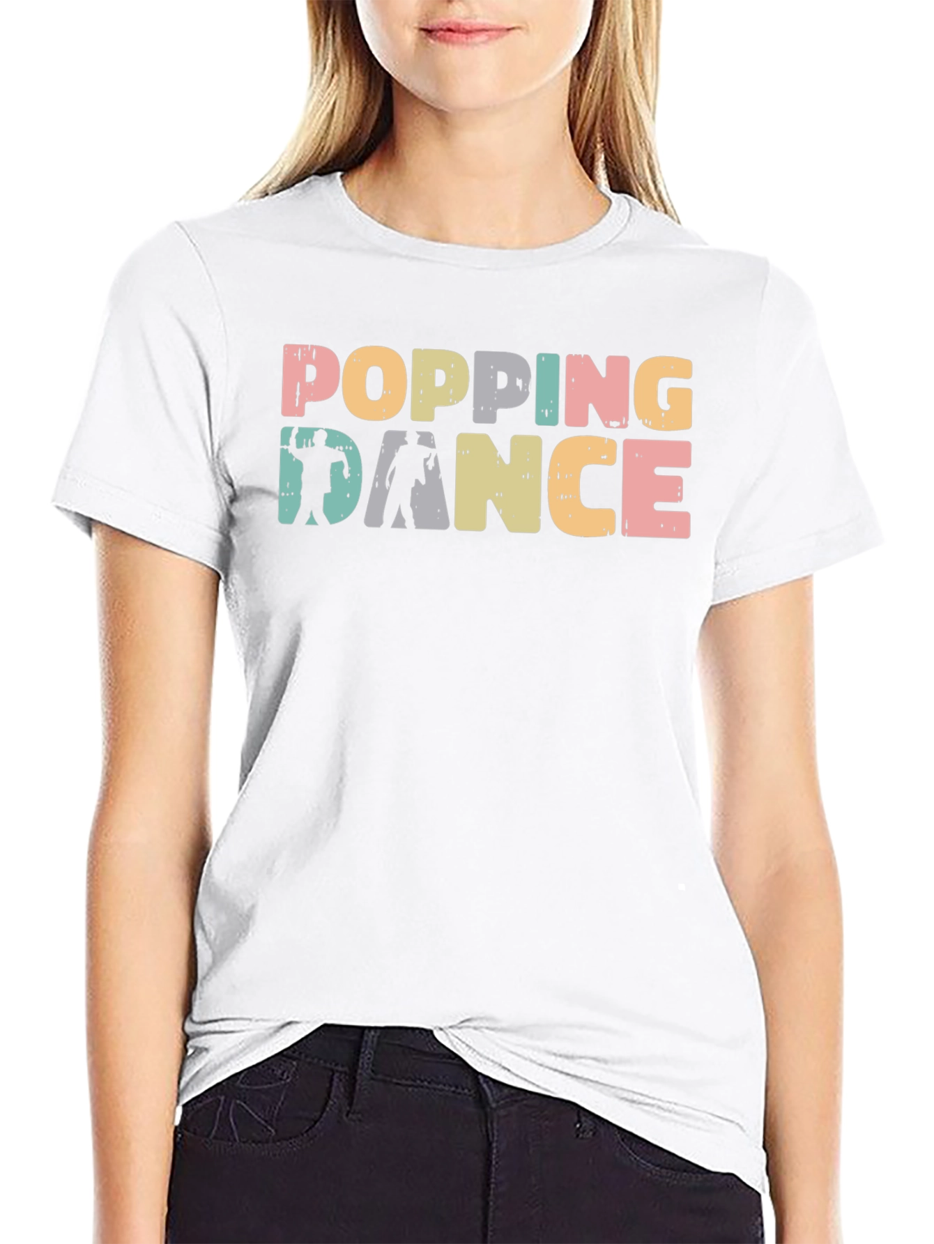 Popping Dance Retro Graphic Tee