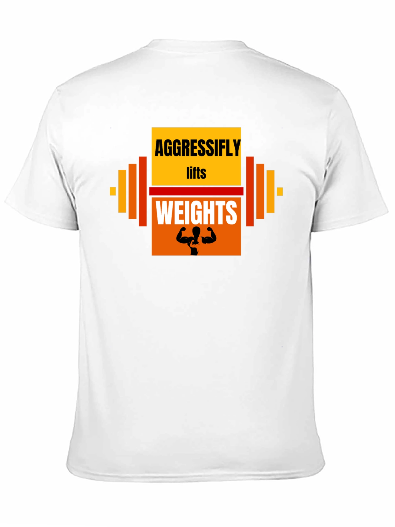Aggressifly Lifts Weights Graphic T-Shirt