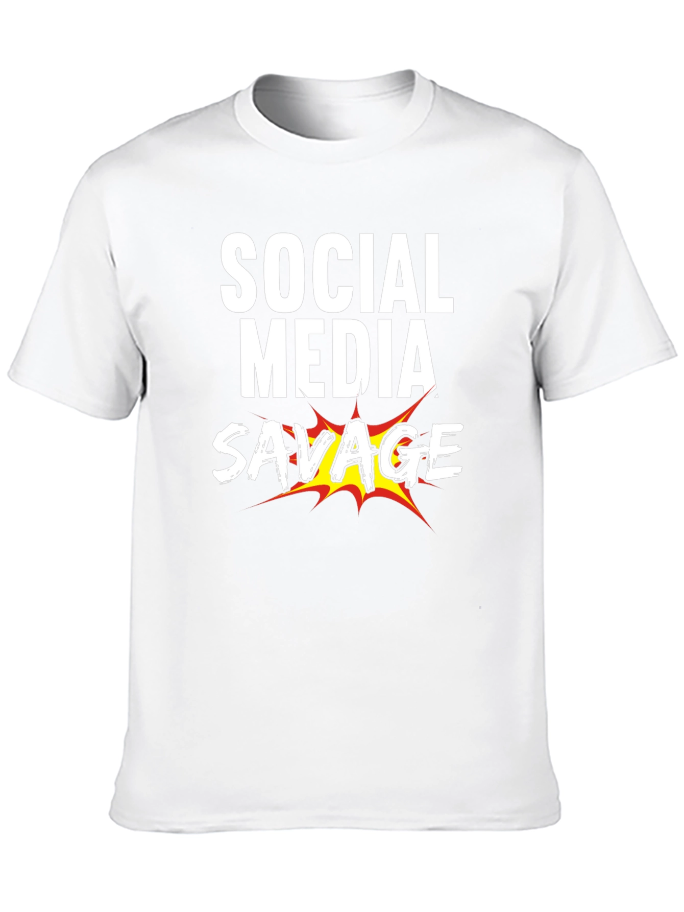 Social Media Savage Graphic T-Shirt