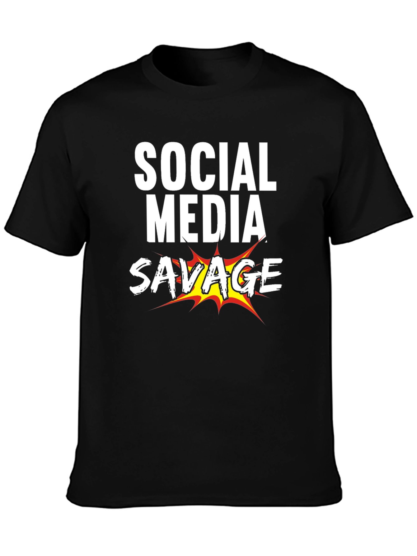 Social Media Savage Graphic T-Shirt