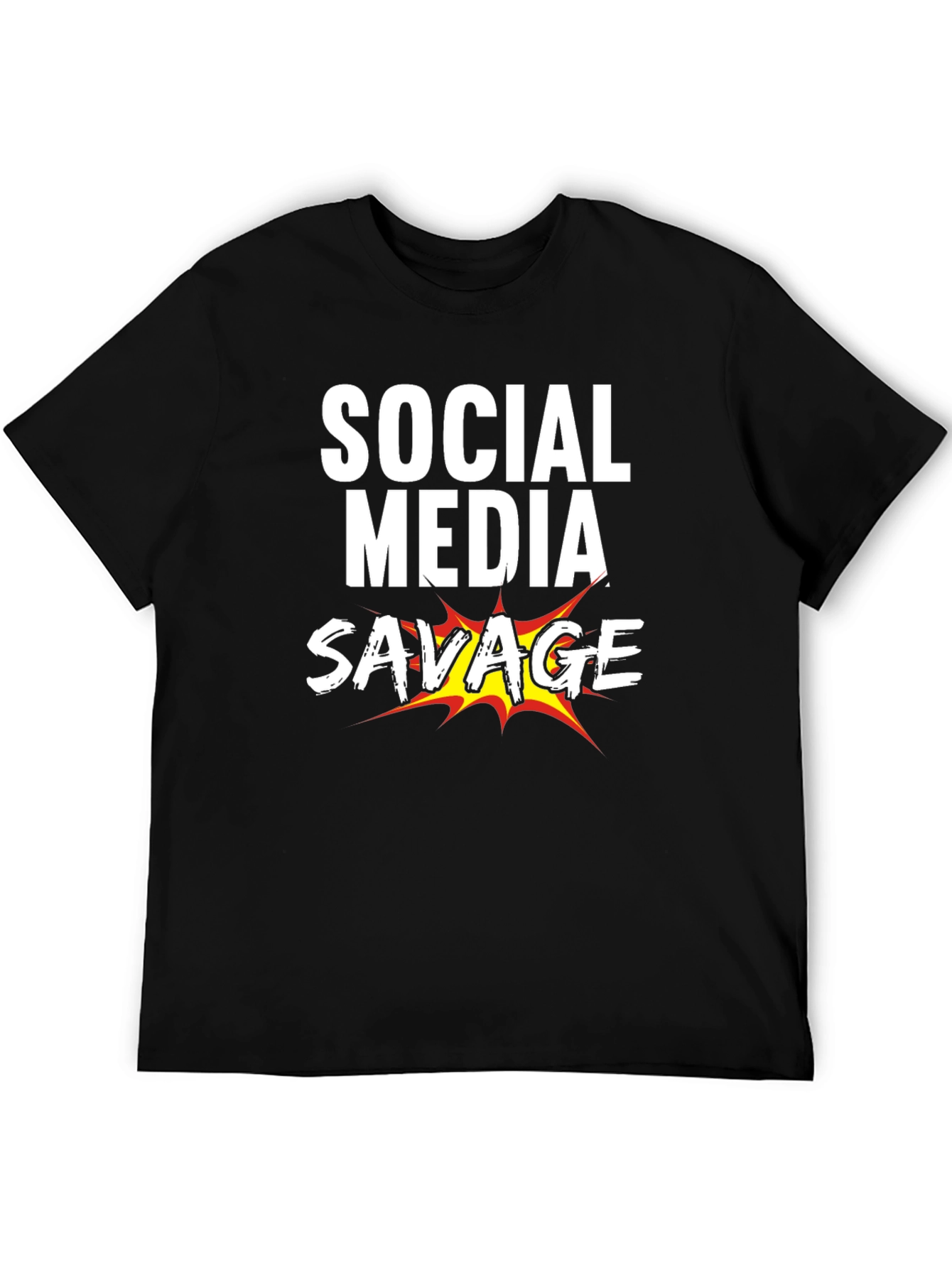 Social Media Savage Graphic T-Shirt