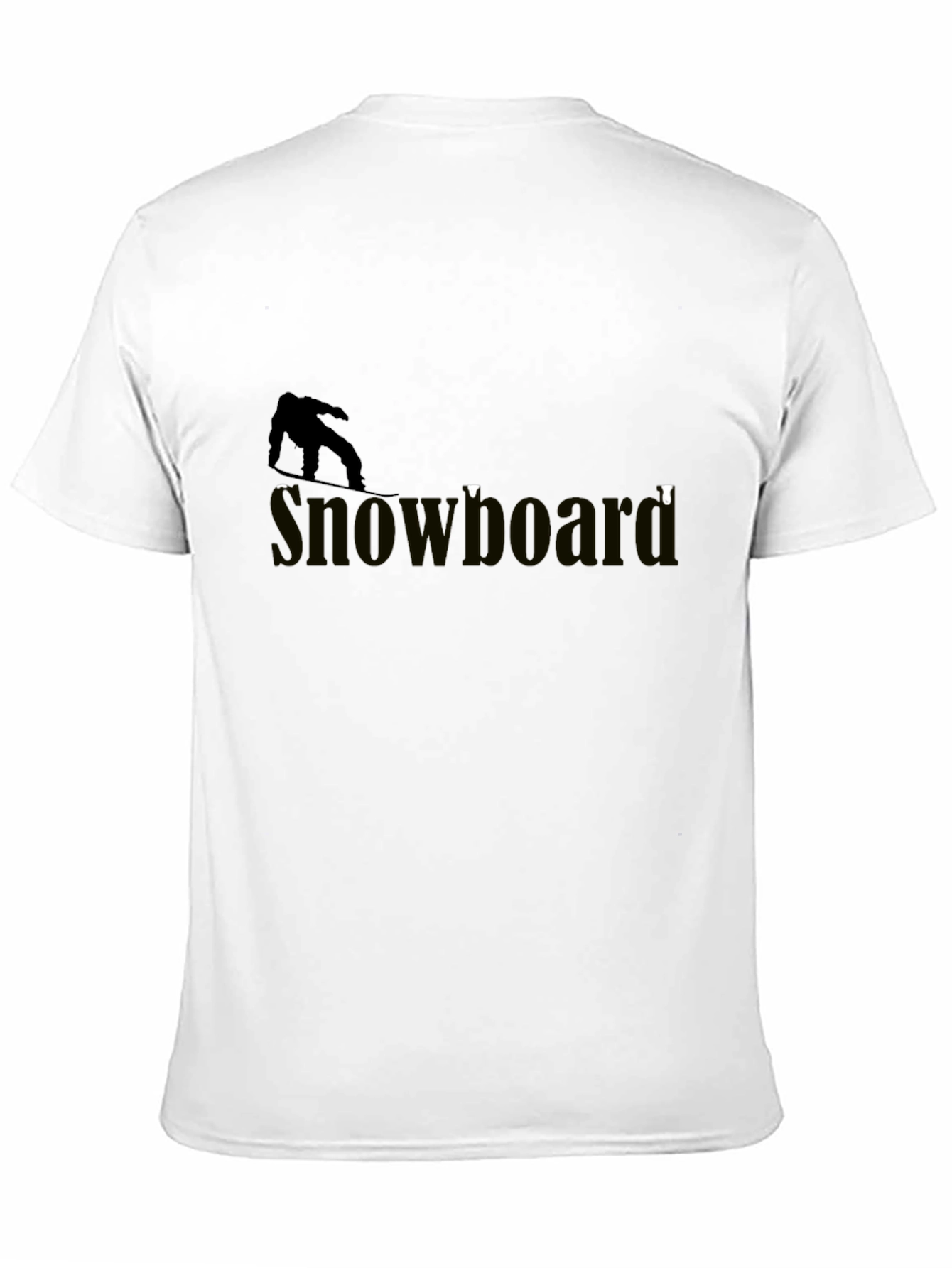 Cool Snowboarder Graphic Tee - Stylish Black T-Shirt