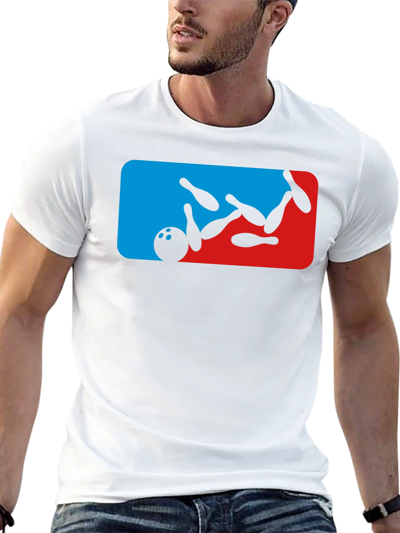 Bowling Strike Graphic Tee - Classic Cool