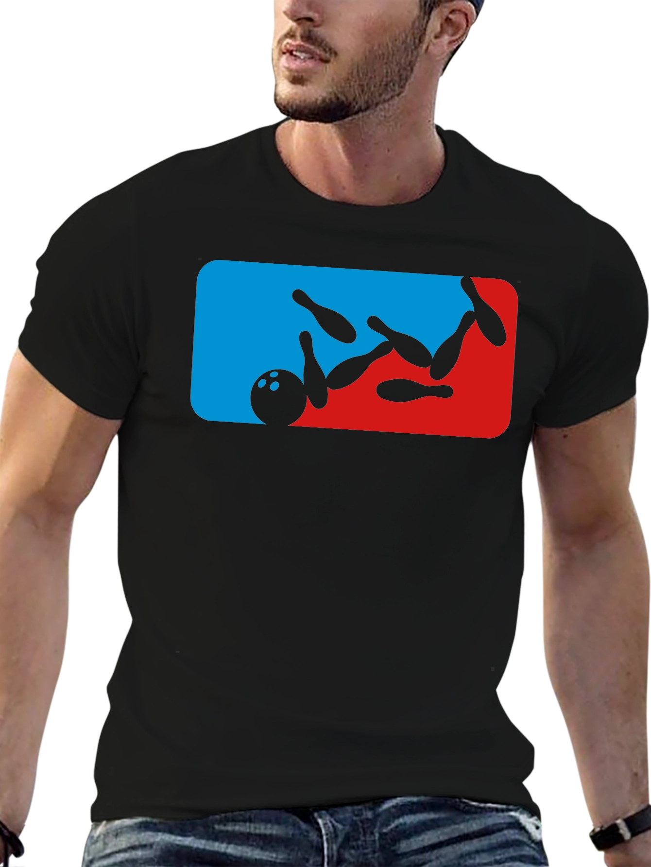 Bowling Strike Graphic Tee - Classic Cool