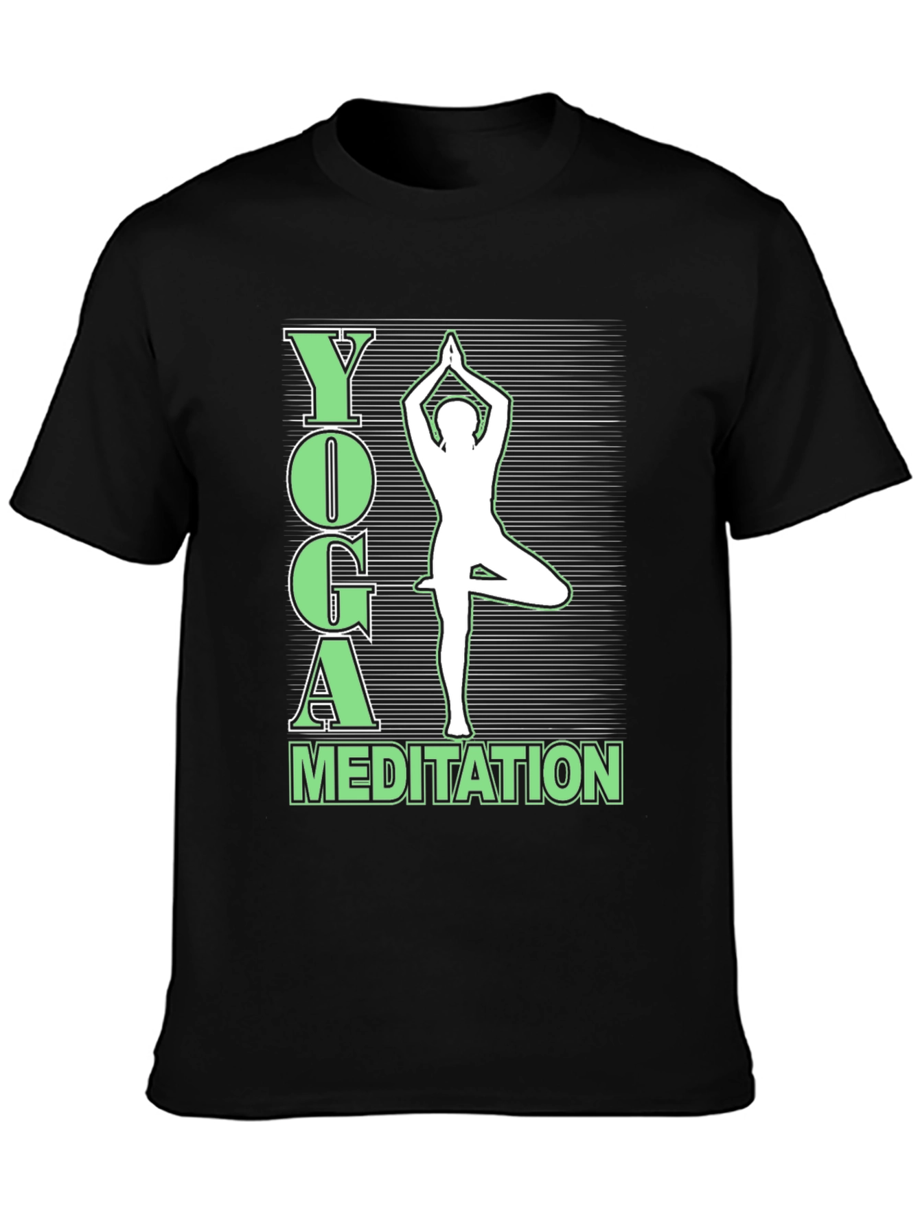 Yoga Meditation Graphic Tee Shirt