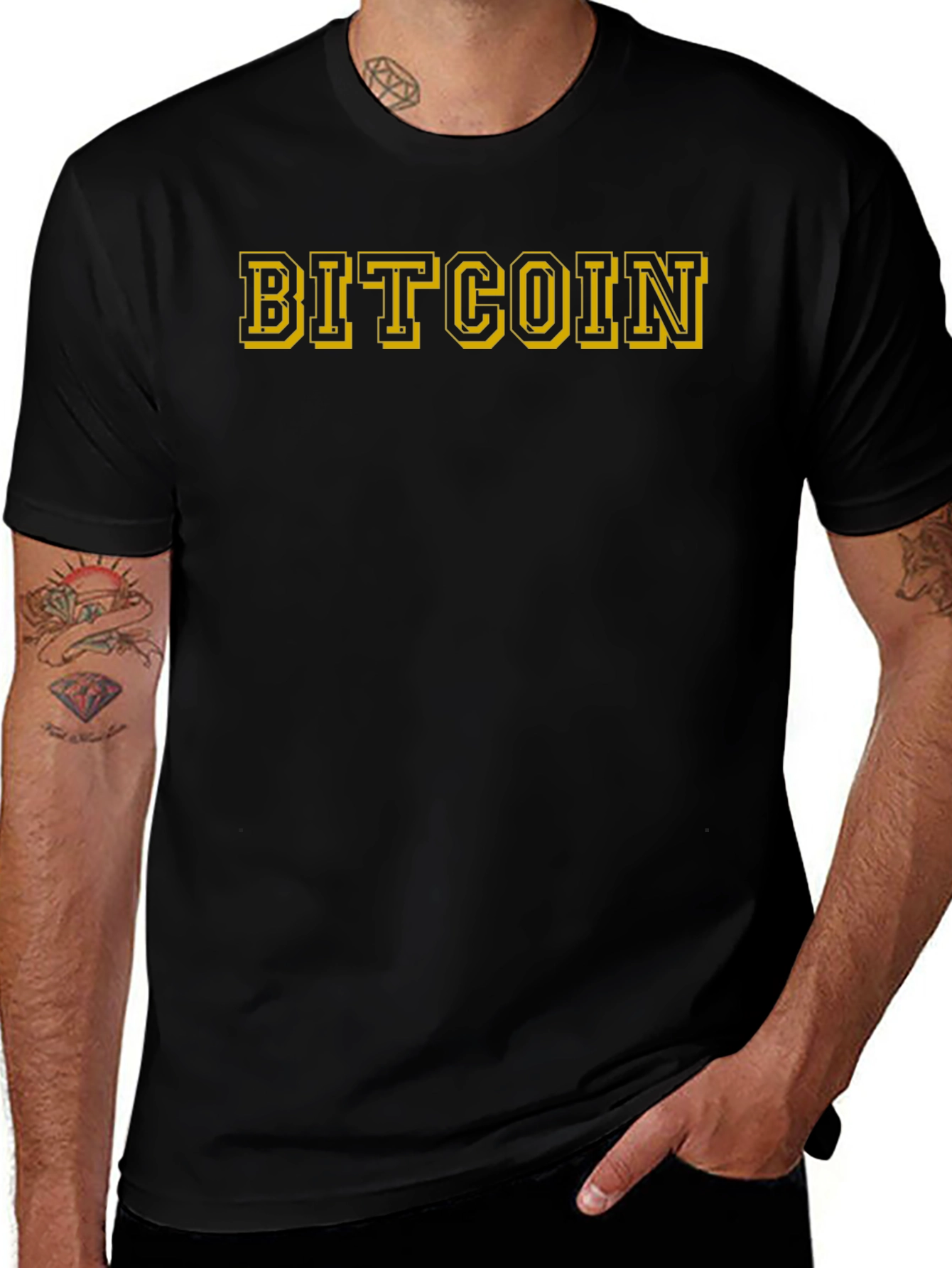 Bitcoin Graphic Tee - Crypto Currency Fan T-Shirt