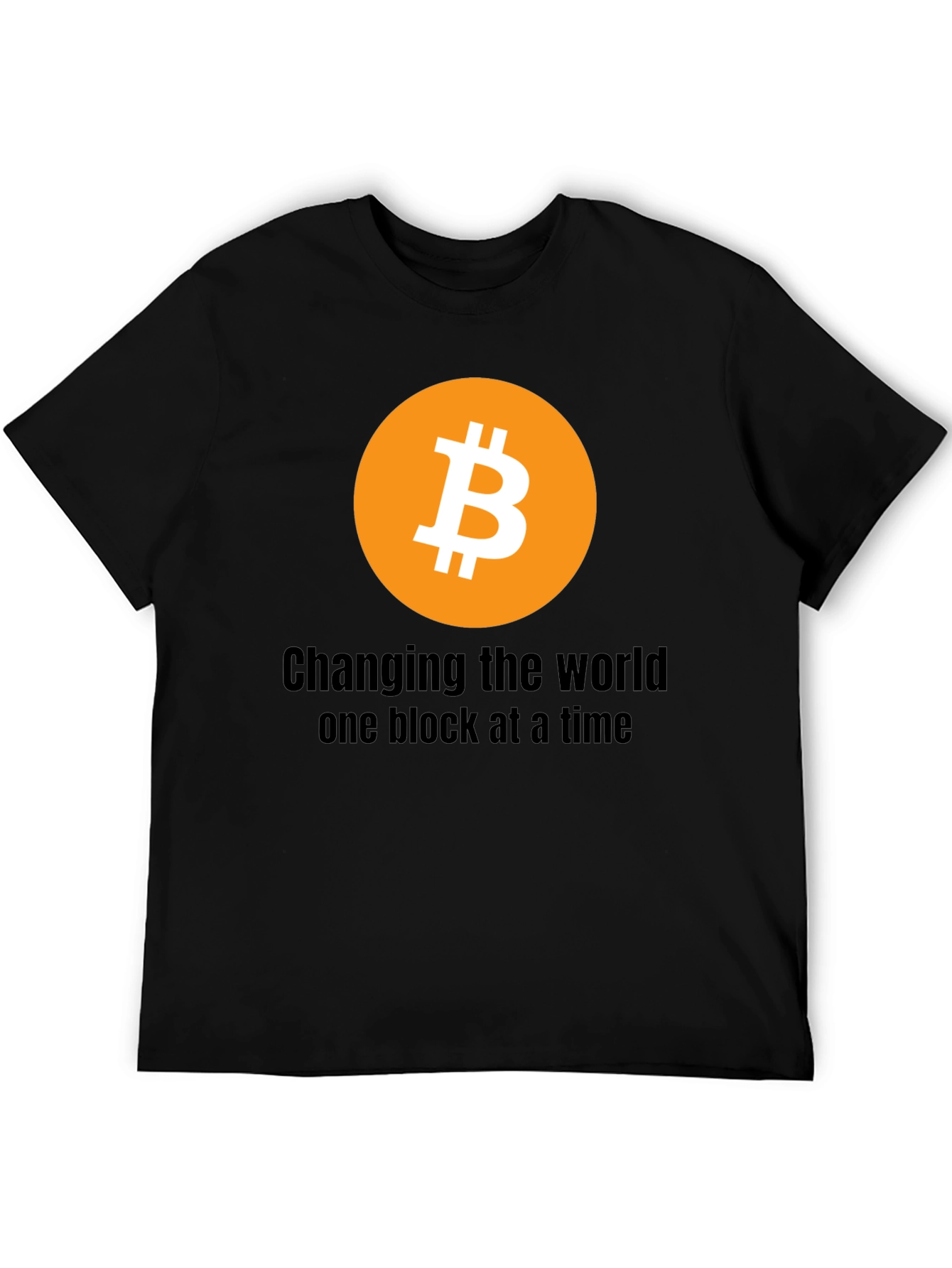 Bitcoin Crypto T-Shirt: Changing the World