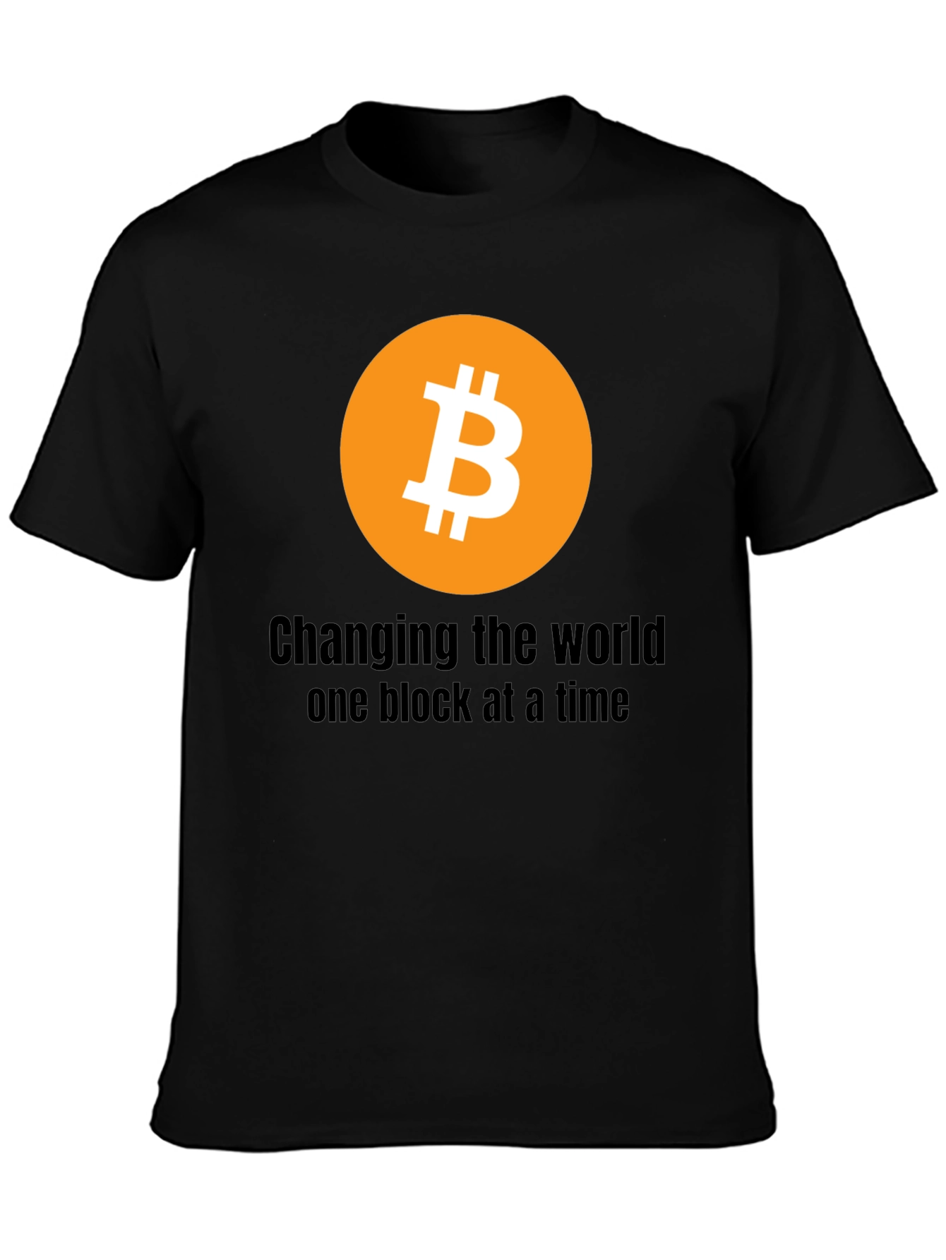 Bitcoin Crypto T-Shirt: Changing the World