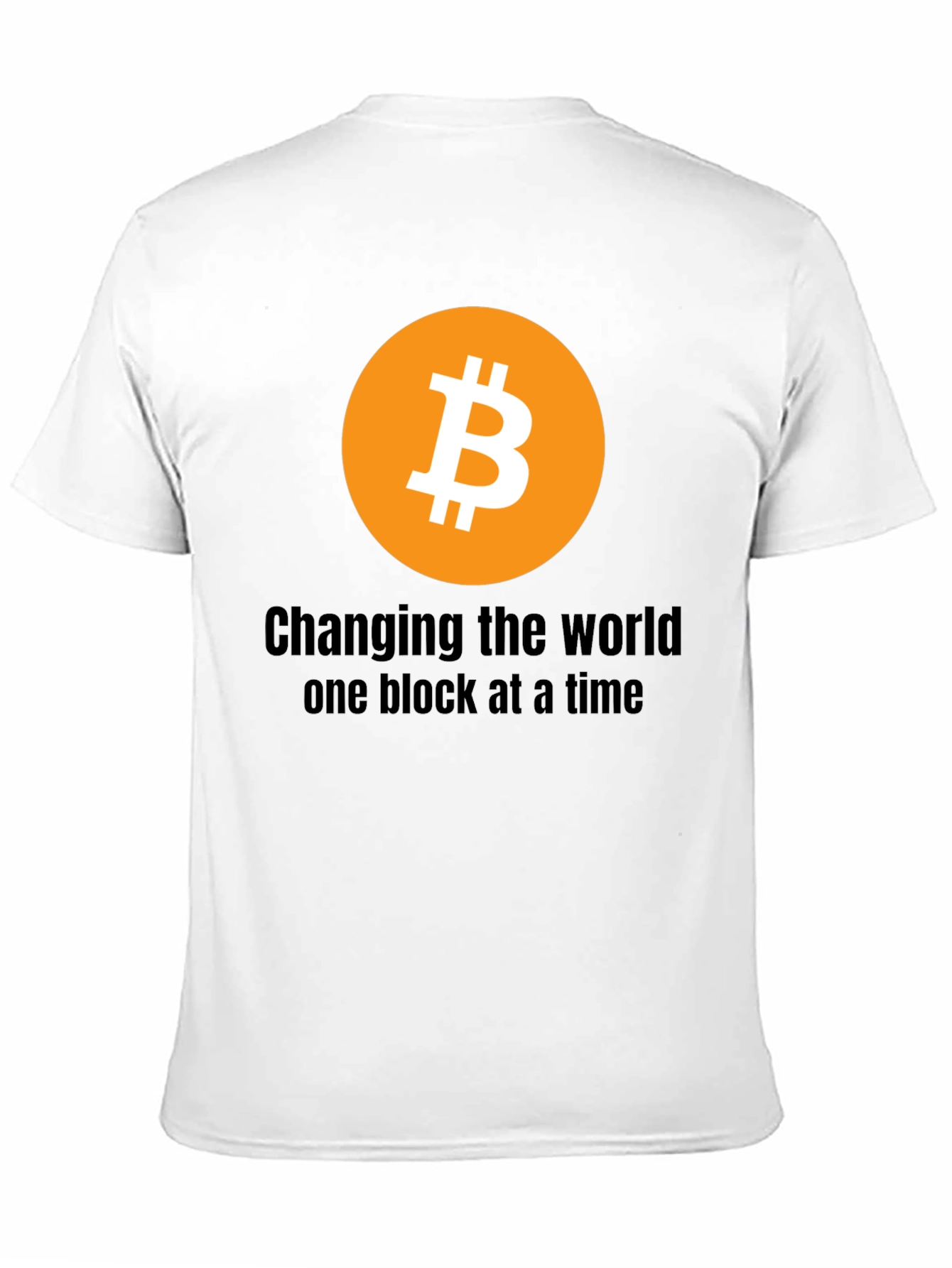 Bitcoin Crypto T-Shirt: Changing the World