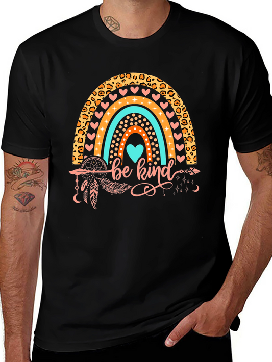 Be Kind Rainbow Graphic Tee