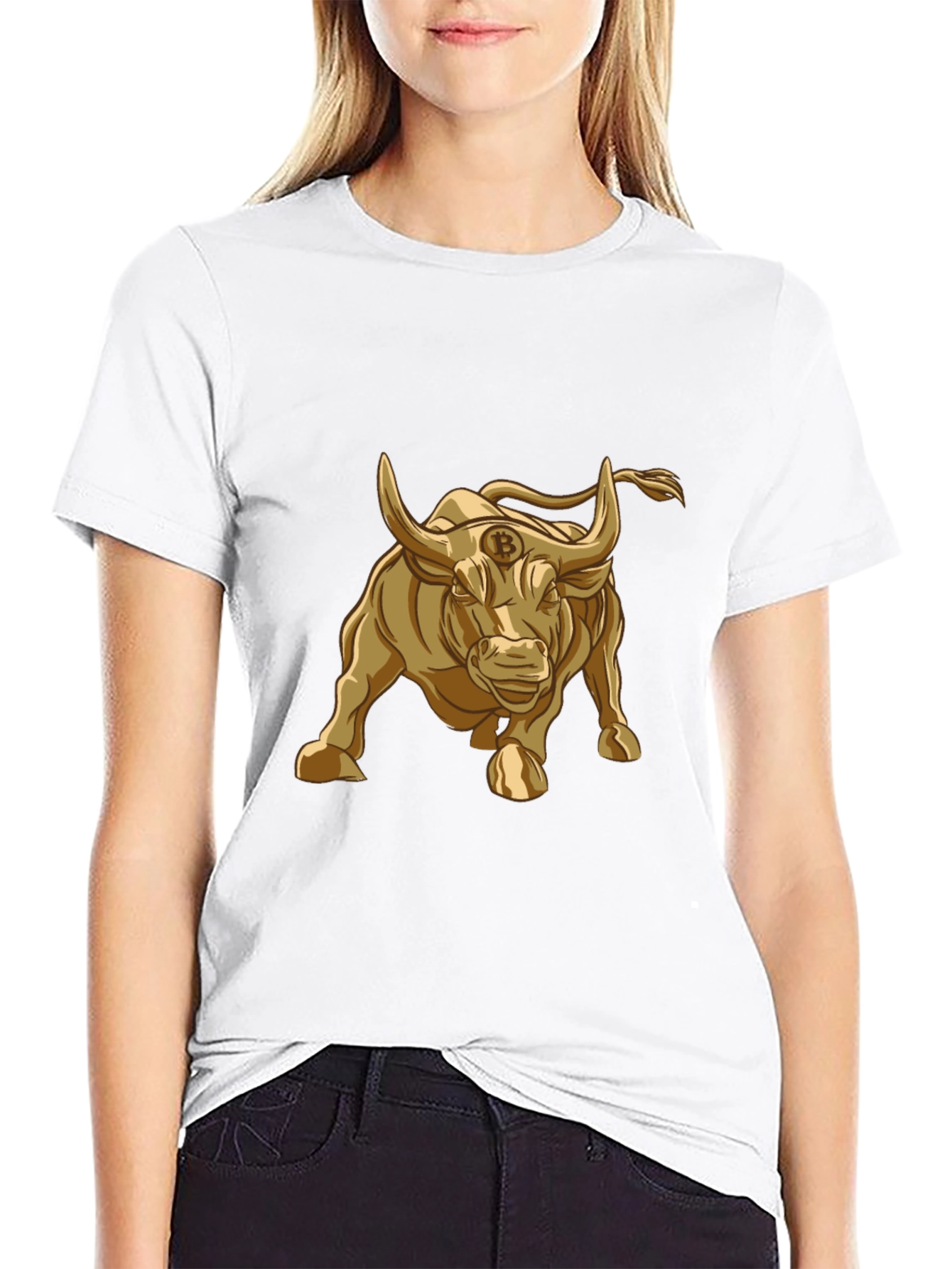 Bitcoin Bull T-Shirt - Crypto Currency Graphic Tee