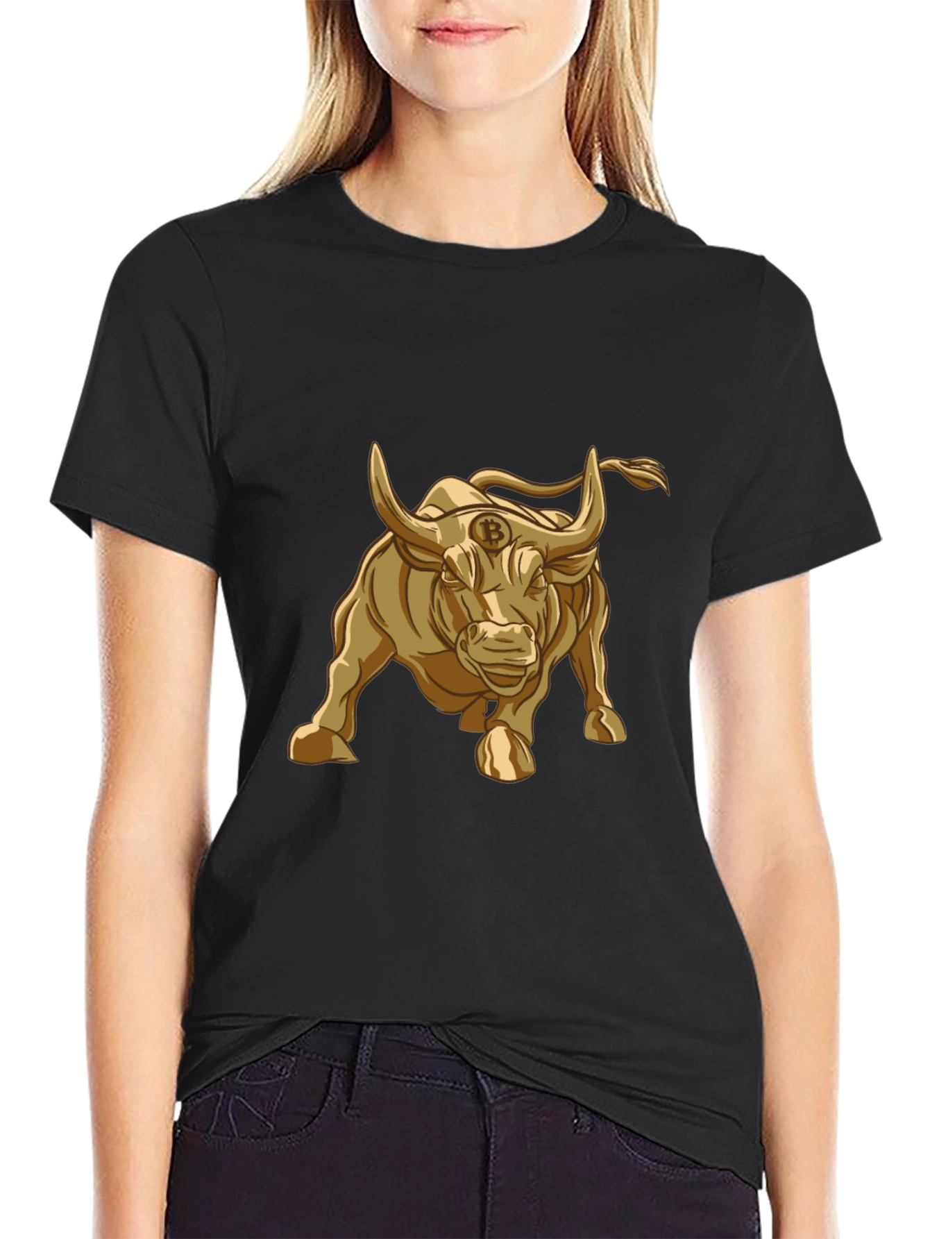 Bitcoin Bull T-Shirt - Crypto Currency Graphic Tee