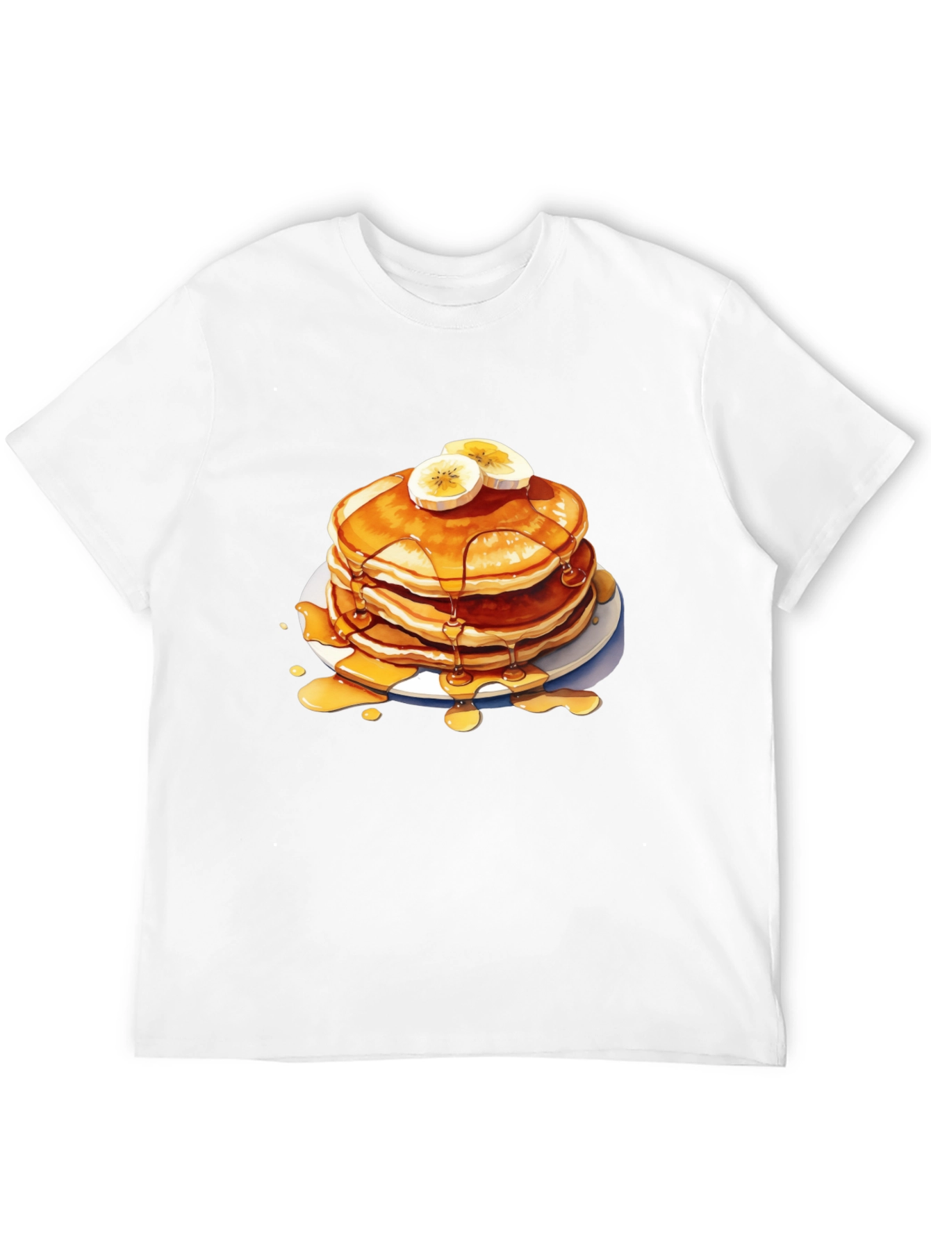 Pancake Stack Graphic Tee - Sweet Breakfast Style!