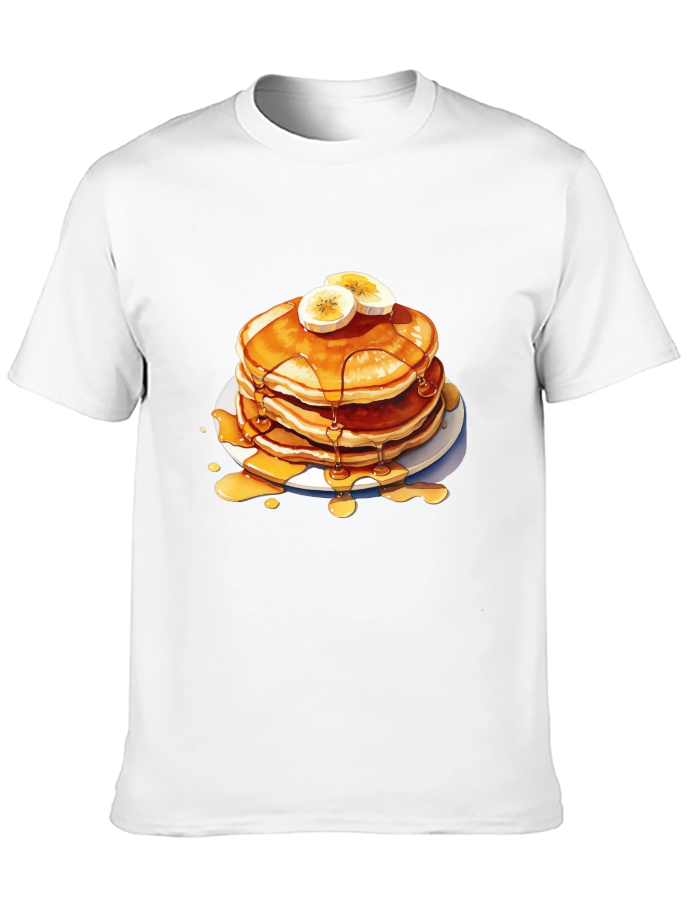 Pancake Stack Graphic Tee - Sweet Breakfast Style!