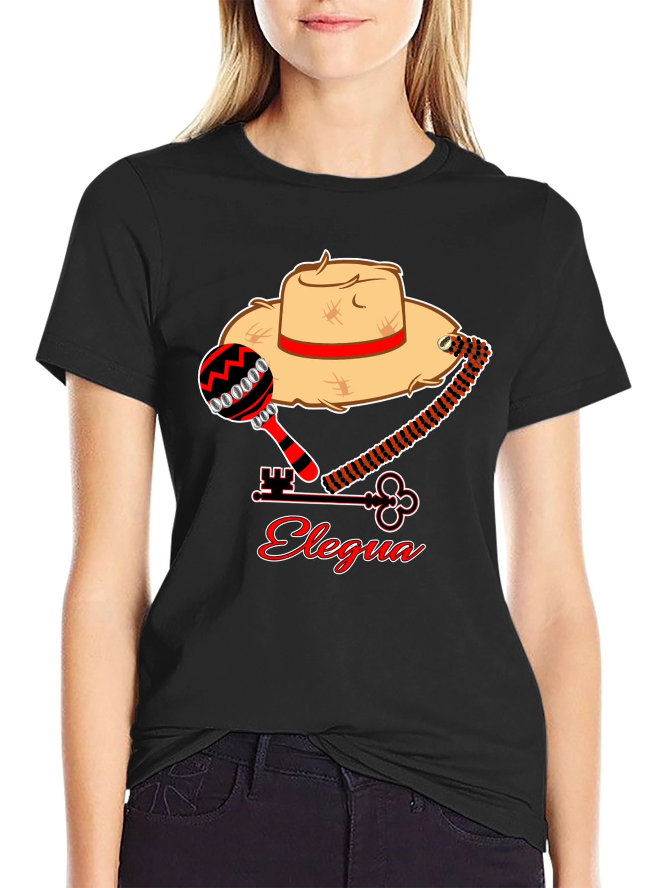 Elegua T-Shirt - Afro-Cuban Orisha Design