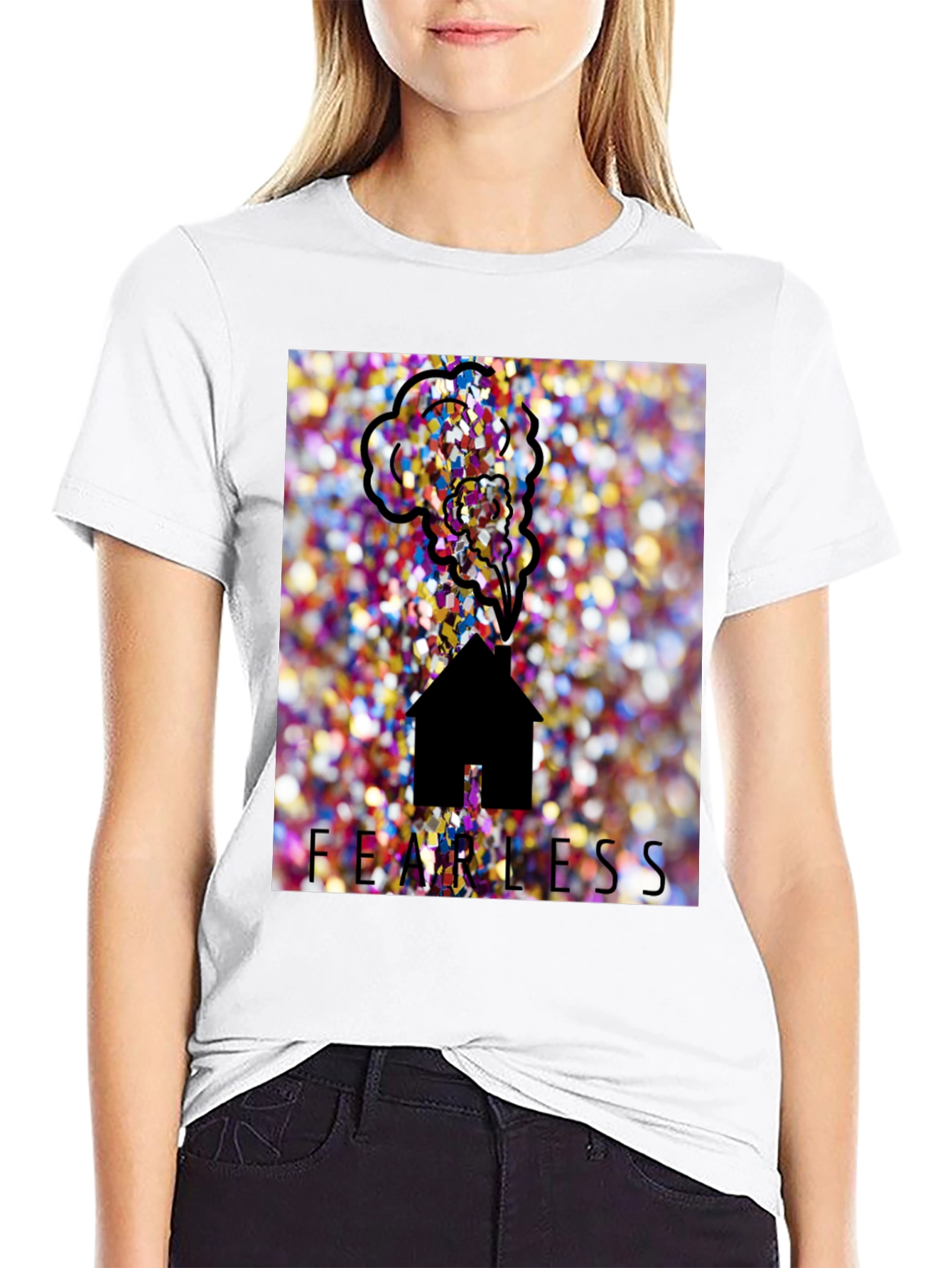 Fearless House Graphic Tee - Unique Design