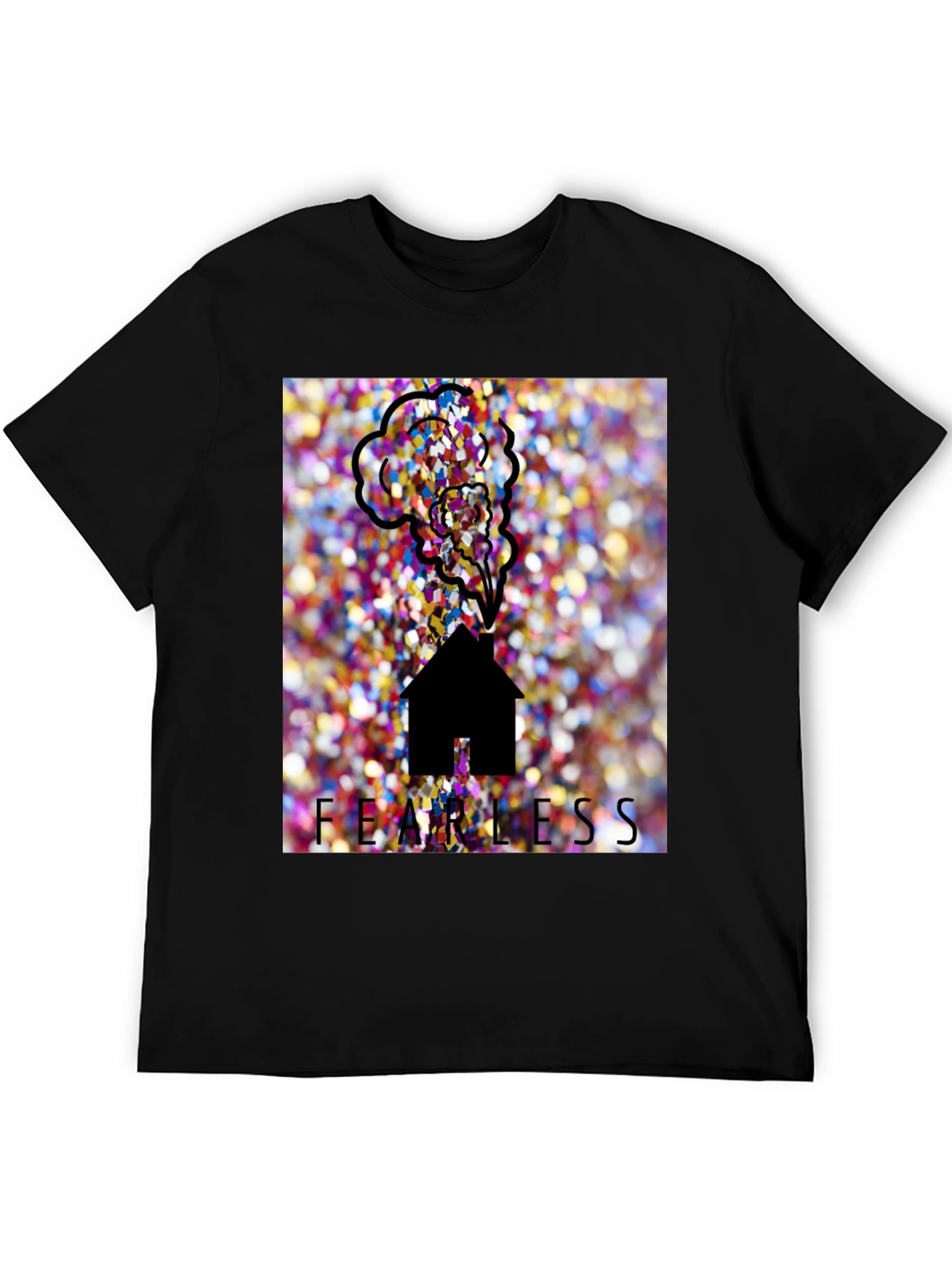Fearless House Graphic Tee - Unique Design