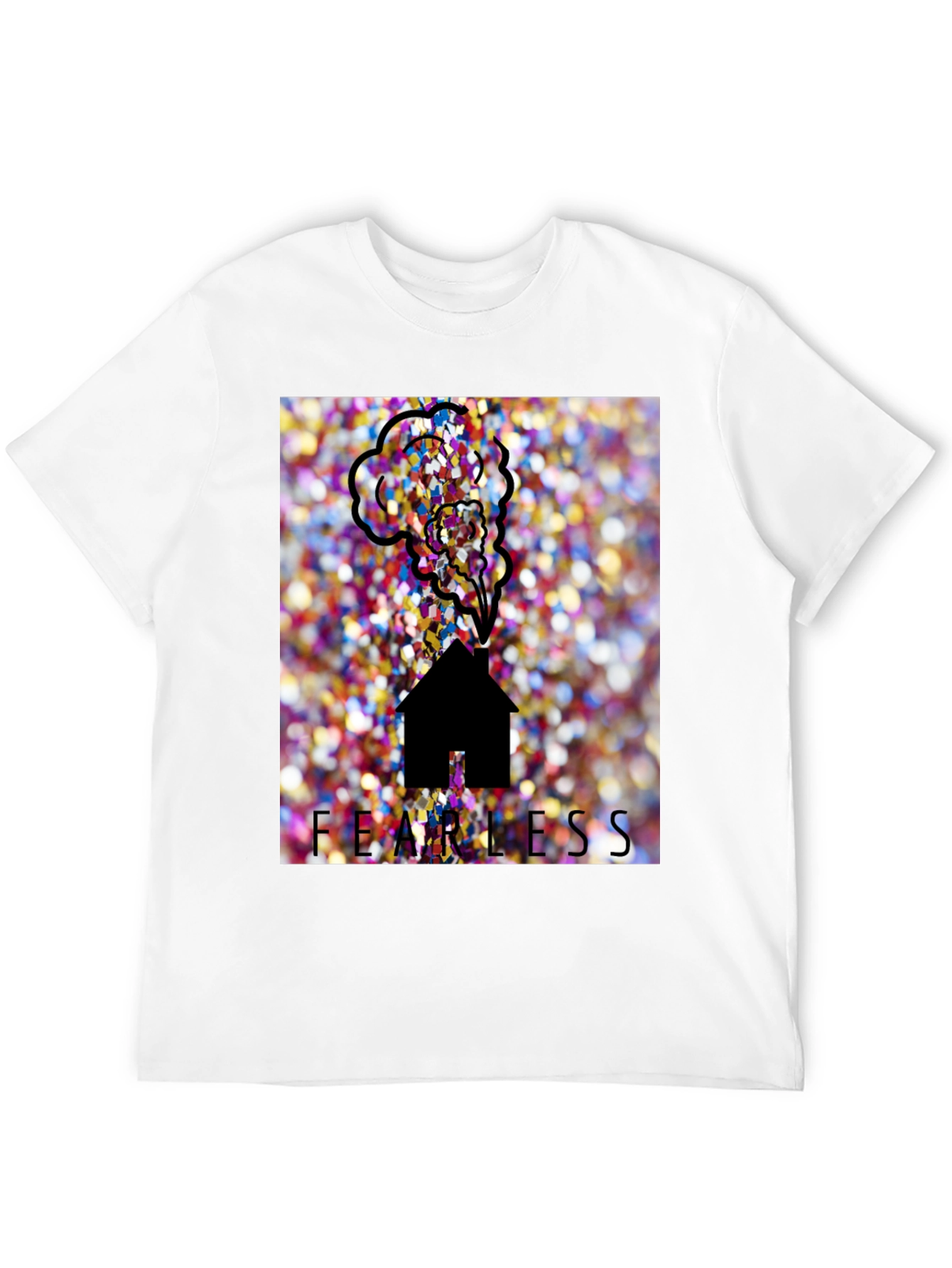 Fearless House Graphic Tee - Unique Design