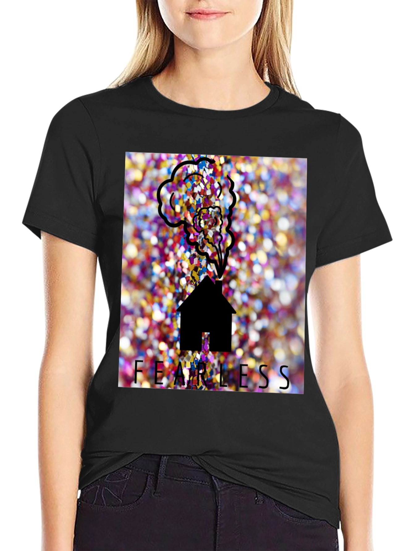 Fearless House Graphic Tee - Unique Design