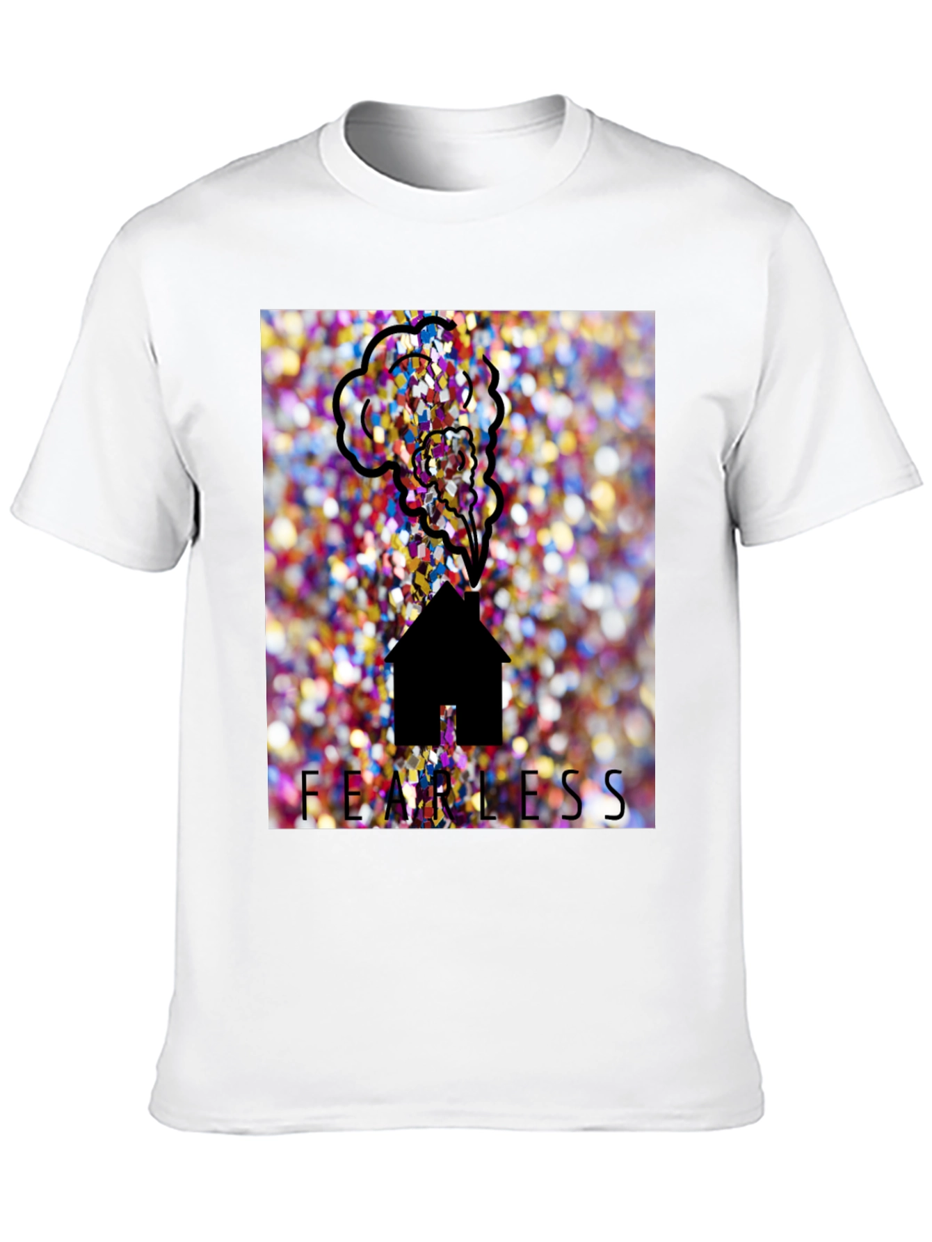 Fearless House Graphic Tee - Unique Design