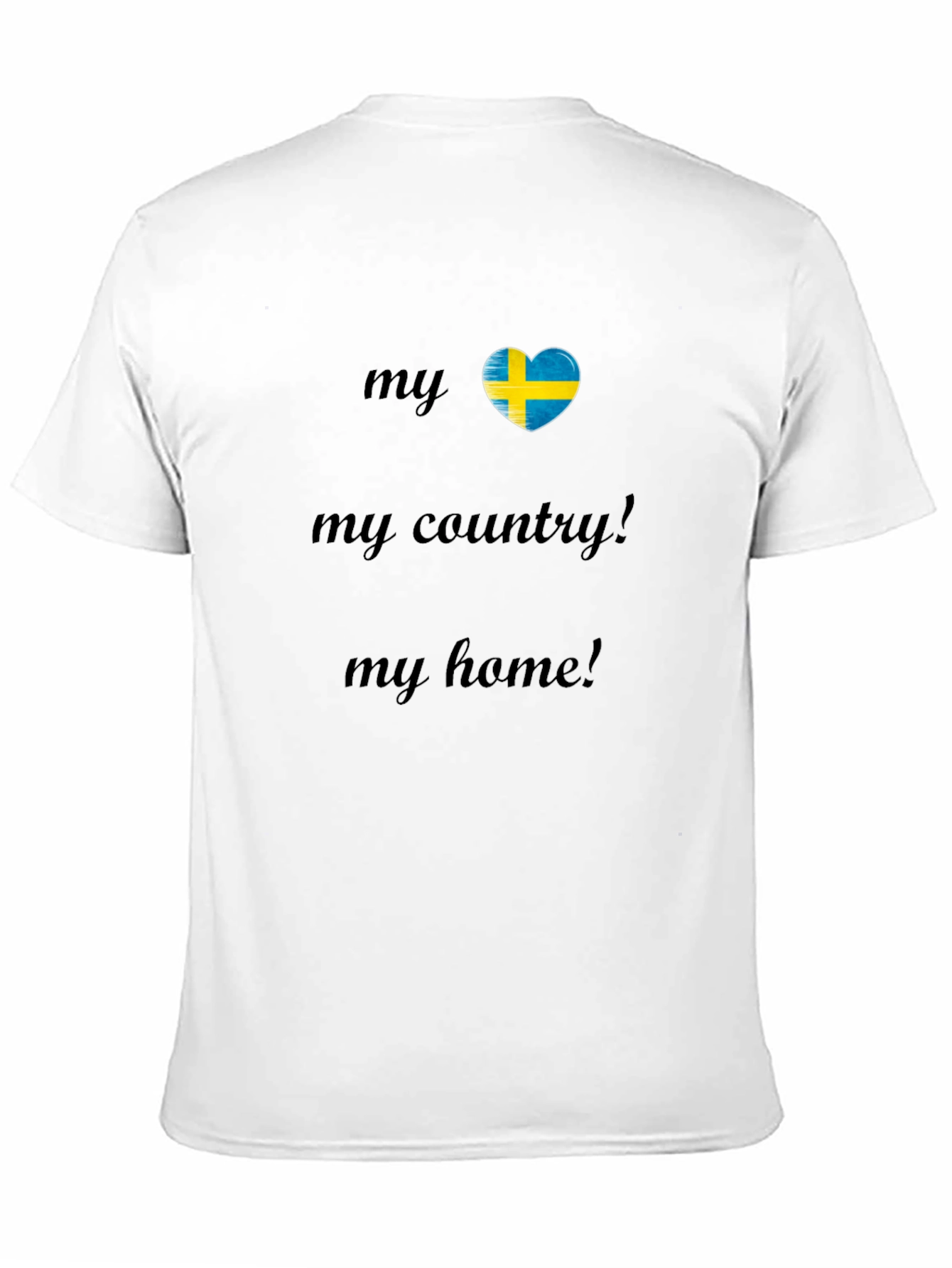 Sweden Pride T-Shirt - My Country My Home Tee