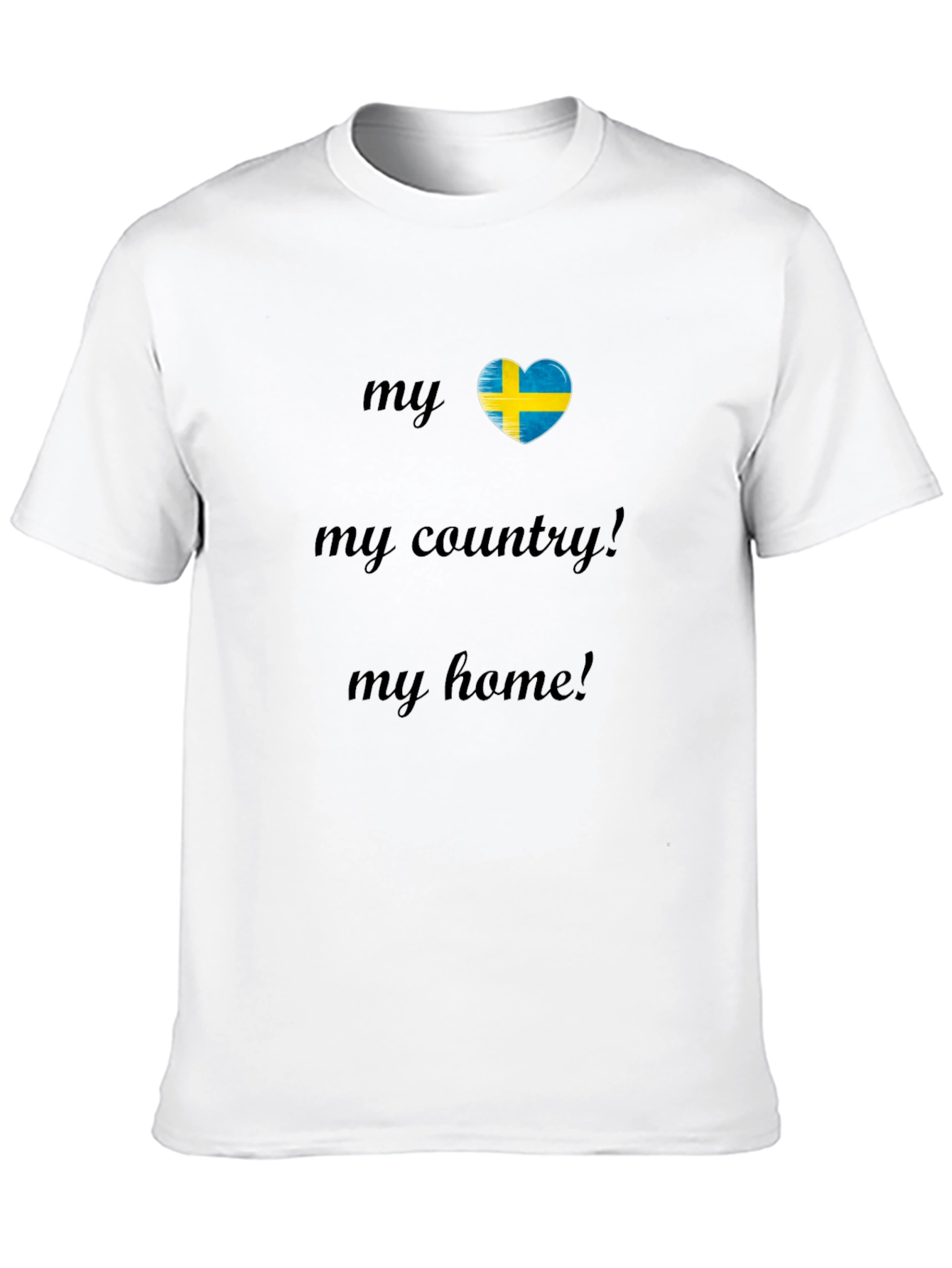 Sweden Pride T-Shirt - My Country My Home Tee