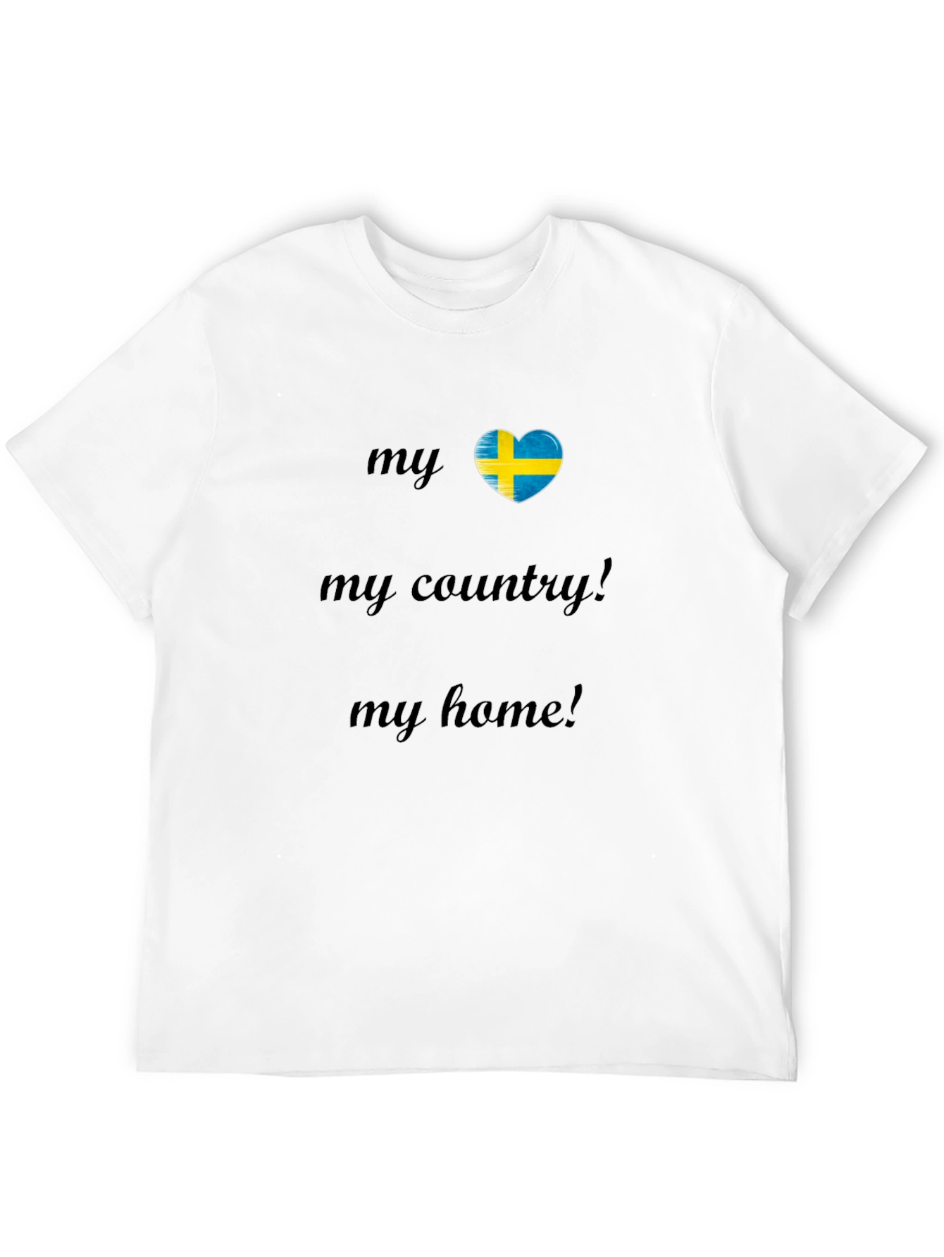 Sweden Pride T-Shirt - My Country My Home Tee