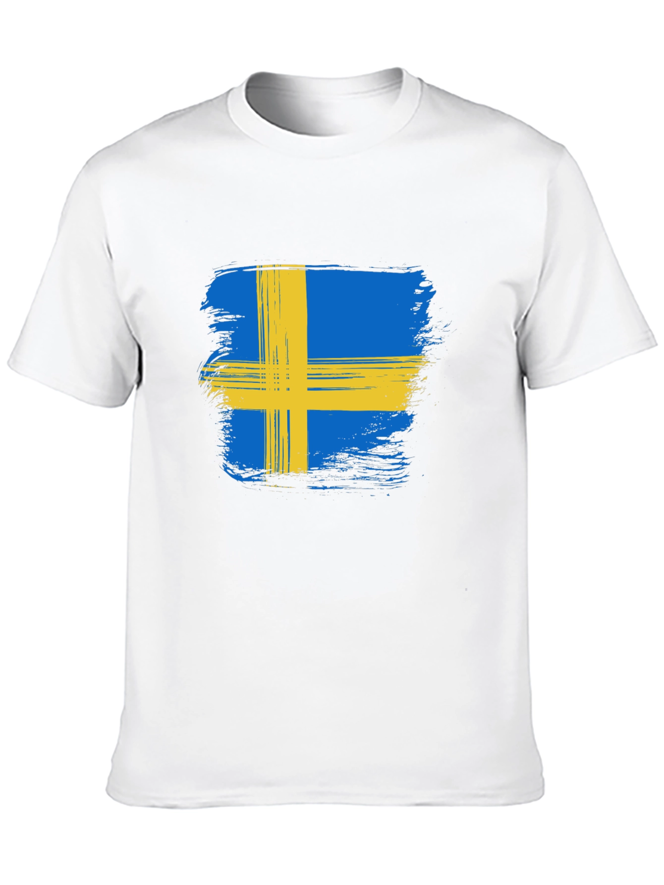 Sweden Flag T-Shirt - Black Graphic Tee