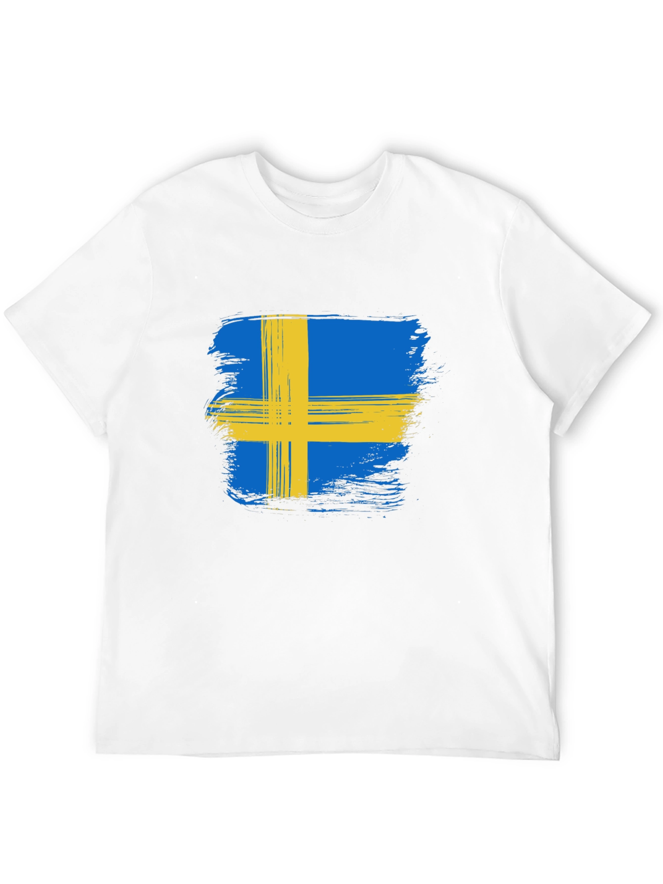 Sweden Flag T-Shirt - Black Graphic Tee