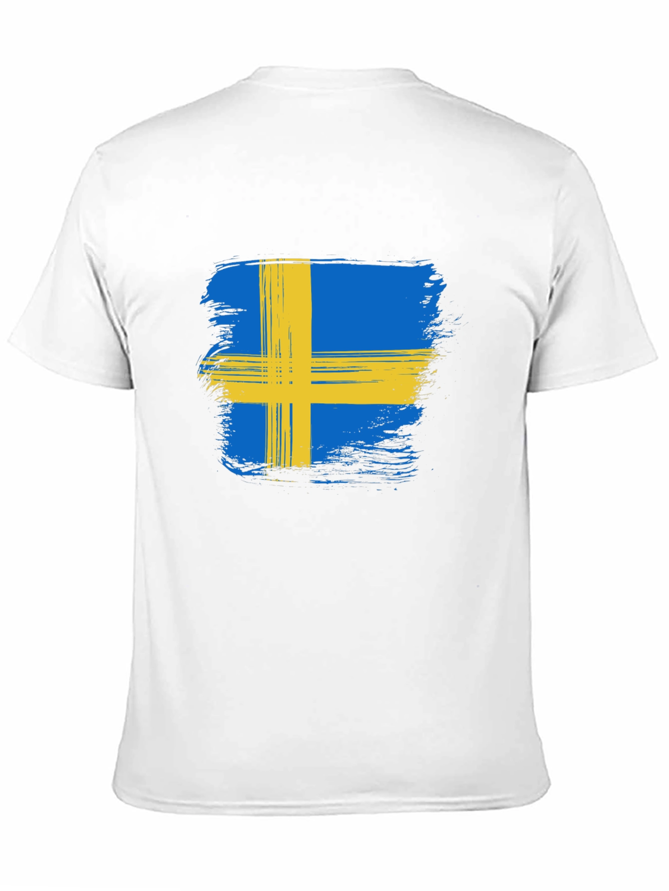 Sweden Flag T-Shirt - Black Graphic Tee