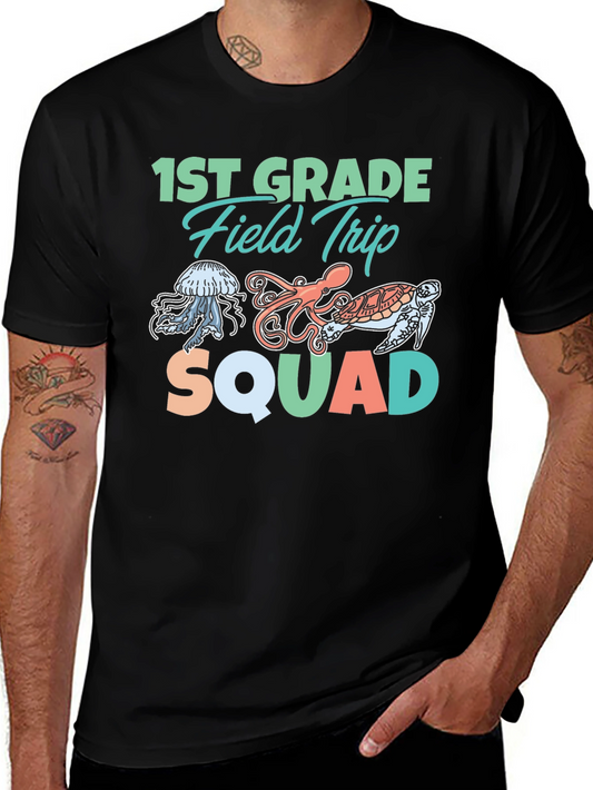 1st Grade Field Trip Squad Graphic Tee