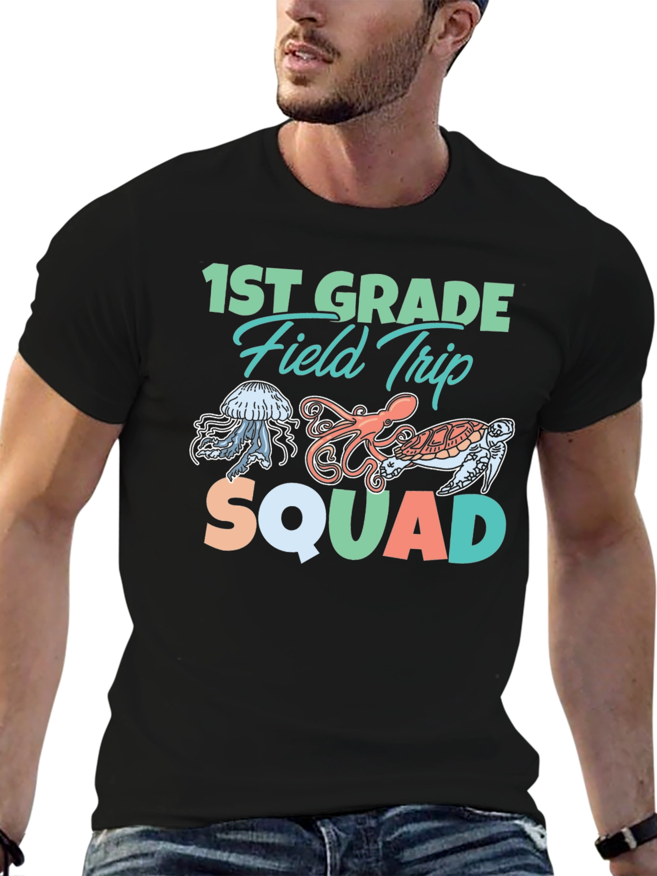 1st Grade Field Trip Squad Graphic Tee