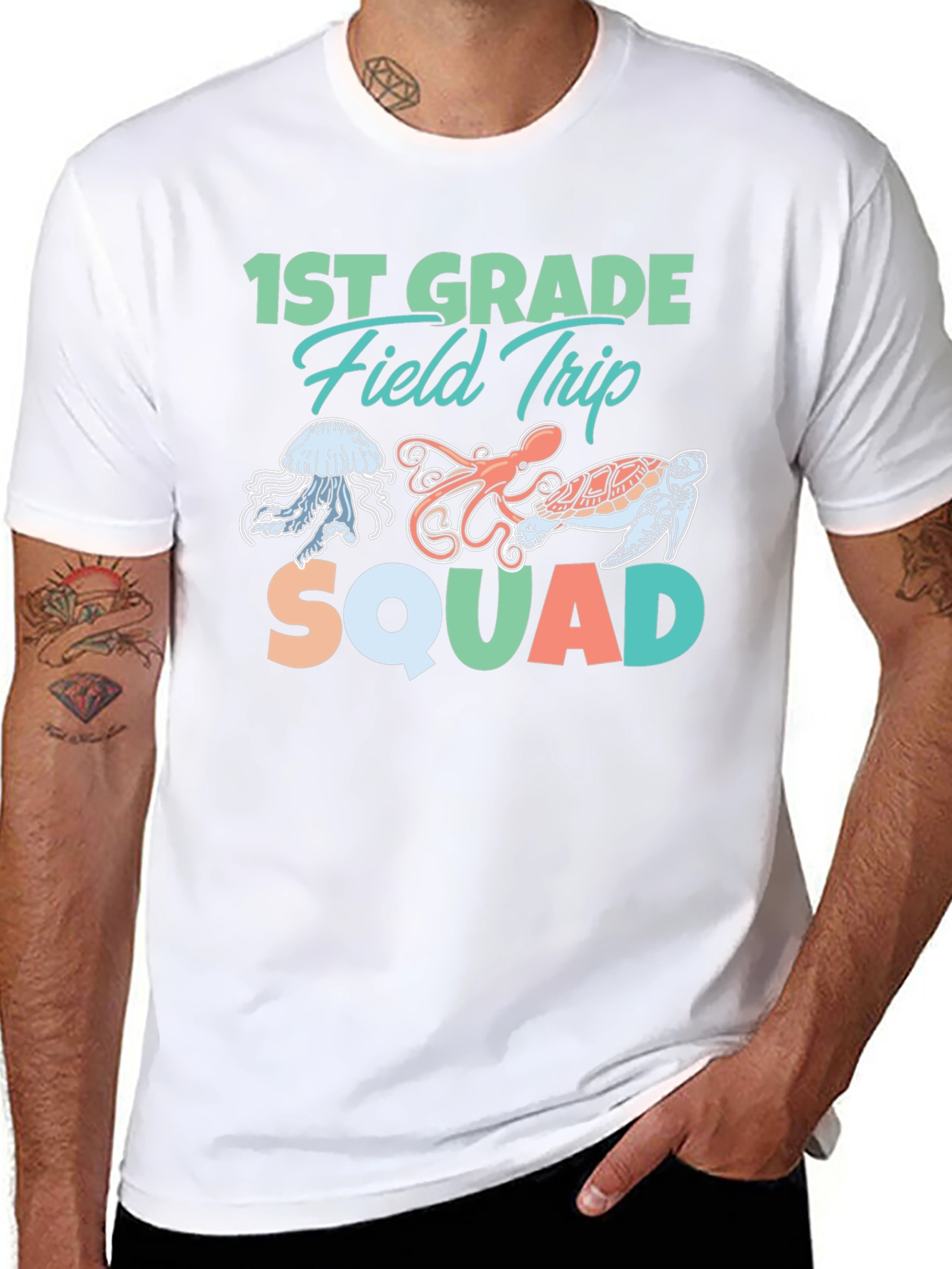 1st Grade Field Trip Squad Graphic Tee