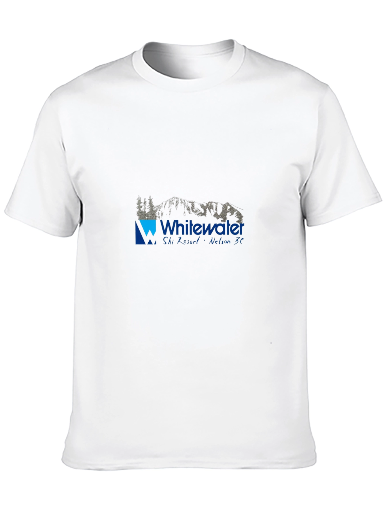 Whitewater Ski Resort Black T-Shirt