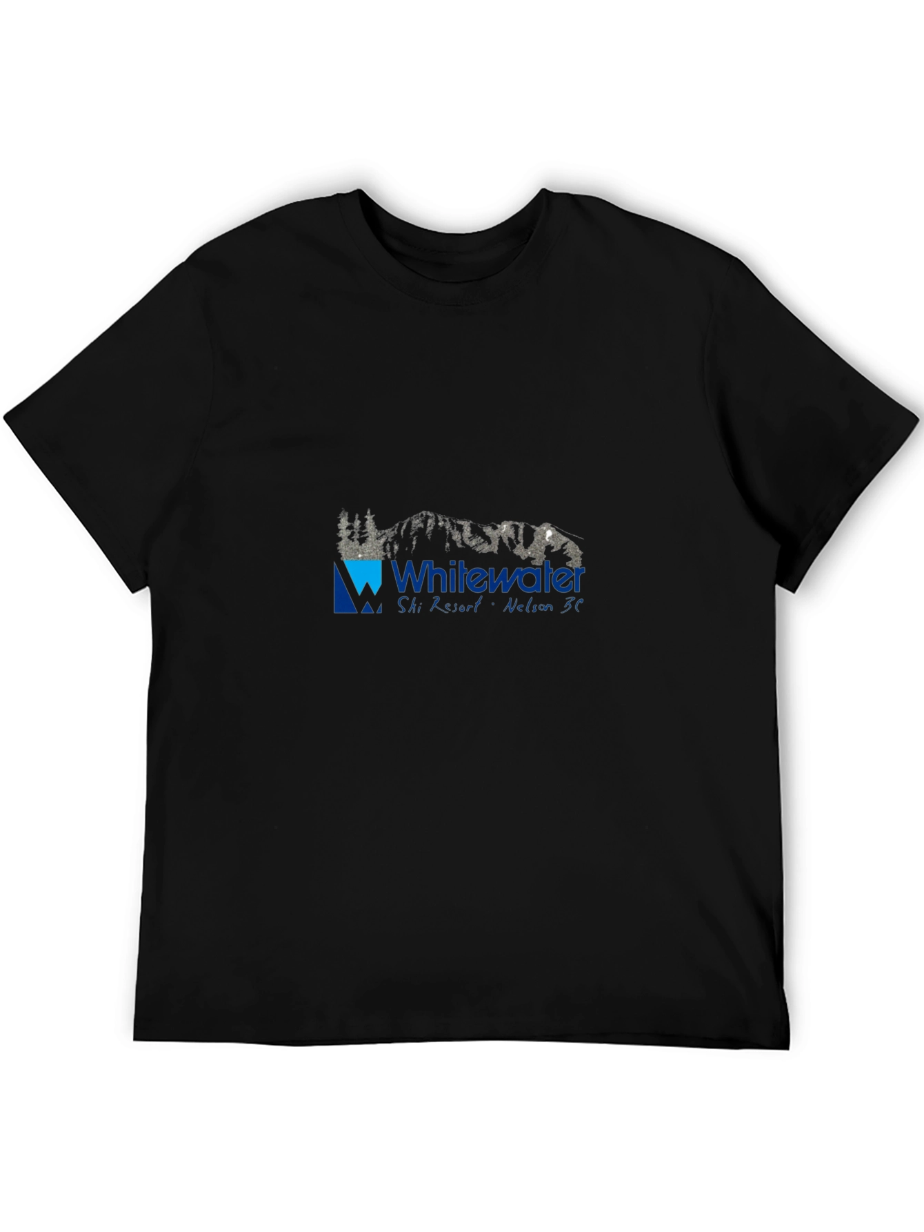 Whitewater Ski Resort Black T-Shirt