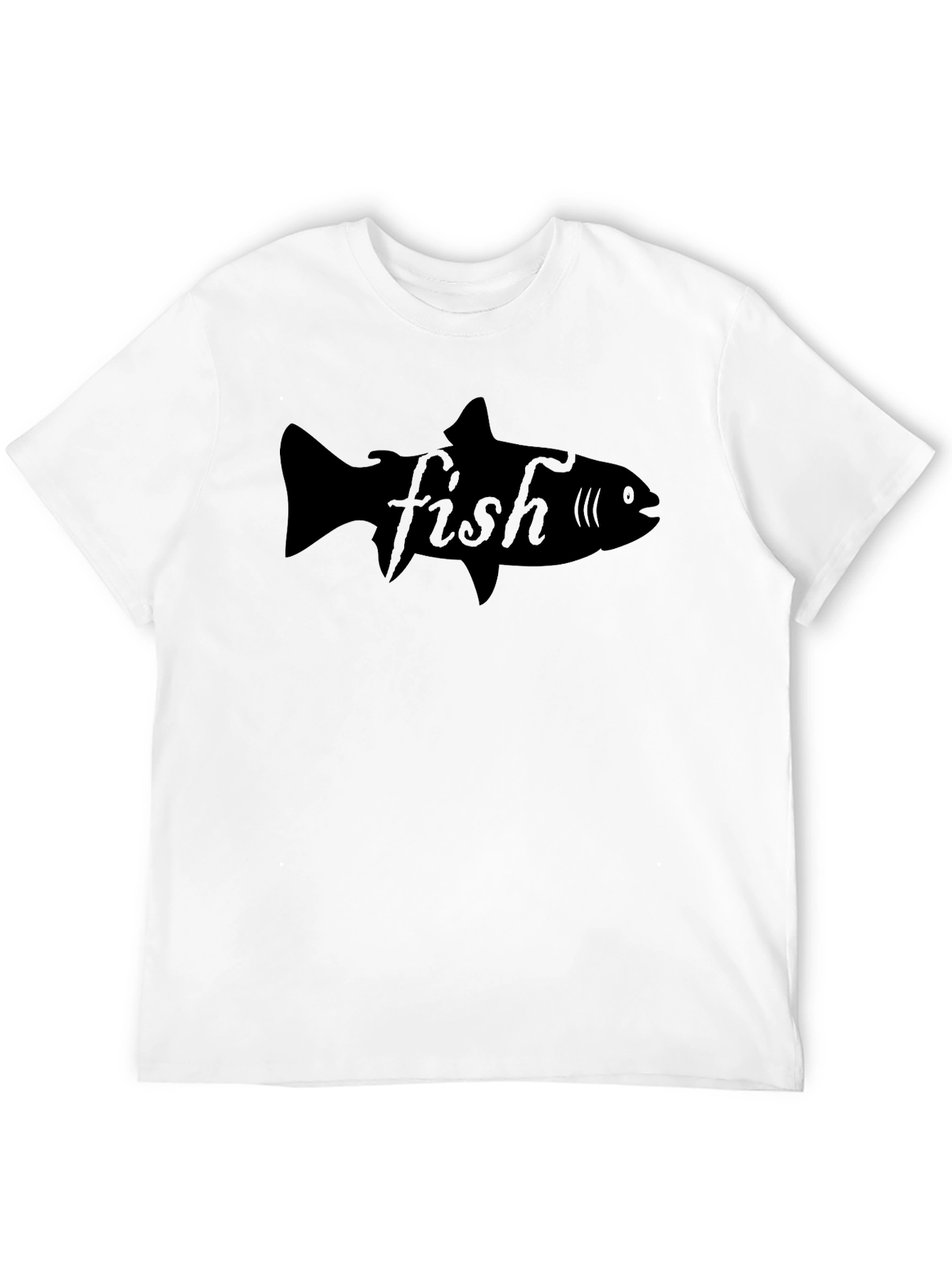 Black Fish Graphic Tee - Unique Design