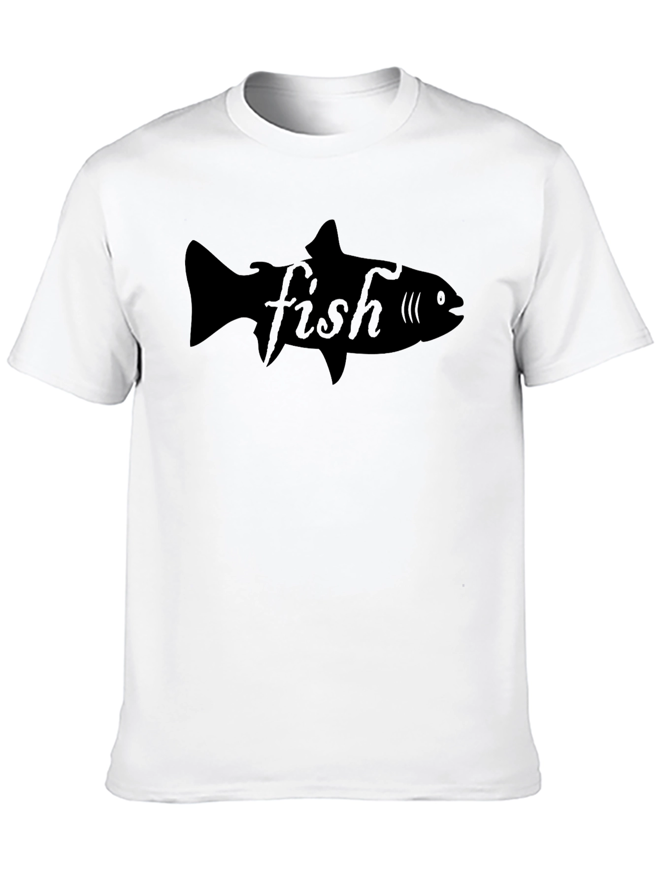 Black Fish Graphic Tee - Unique Design