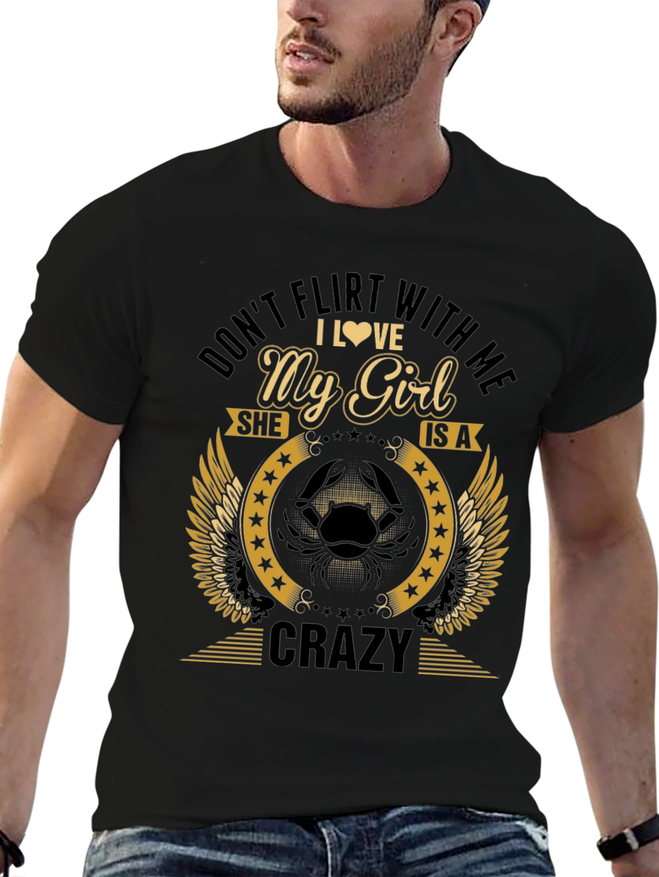 Dont Flirt With Me Crazy Girl T-Shirt