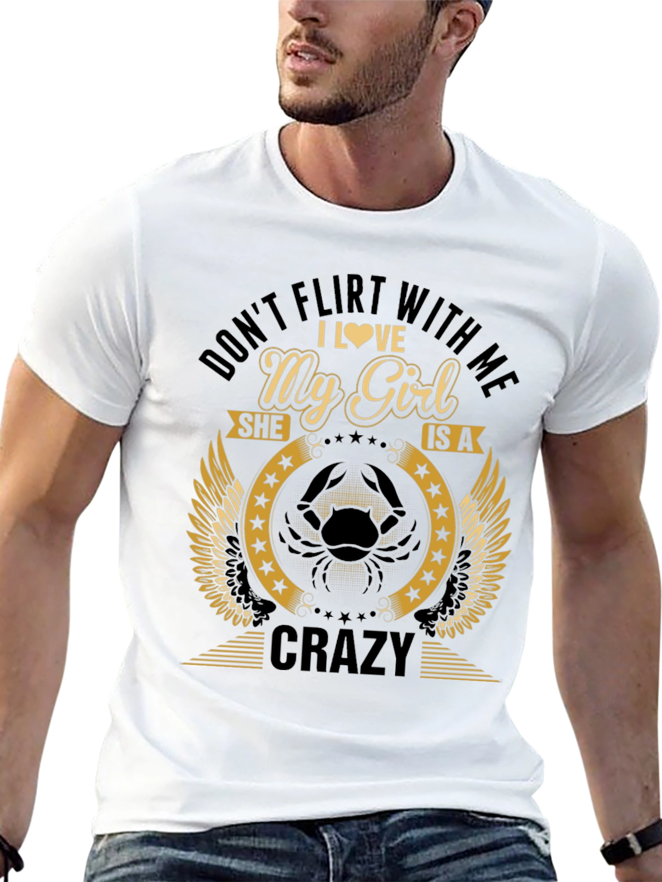 Dont Flirt With Me Crazy Girl T-Shirt