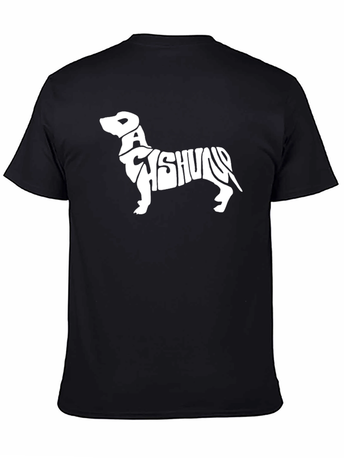 Dachshund Dog Breed Graphic Tee - Black
