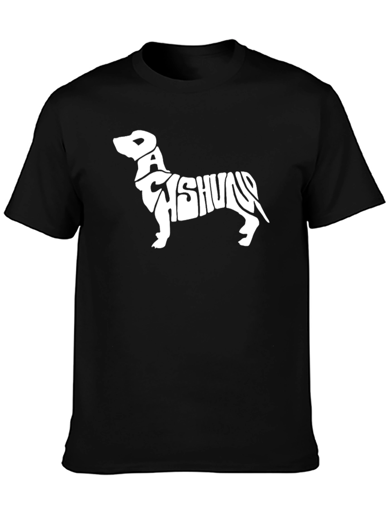 Dachshund Dog Breed Graphic Tee - Black