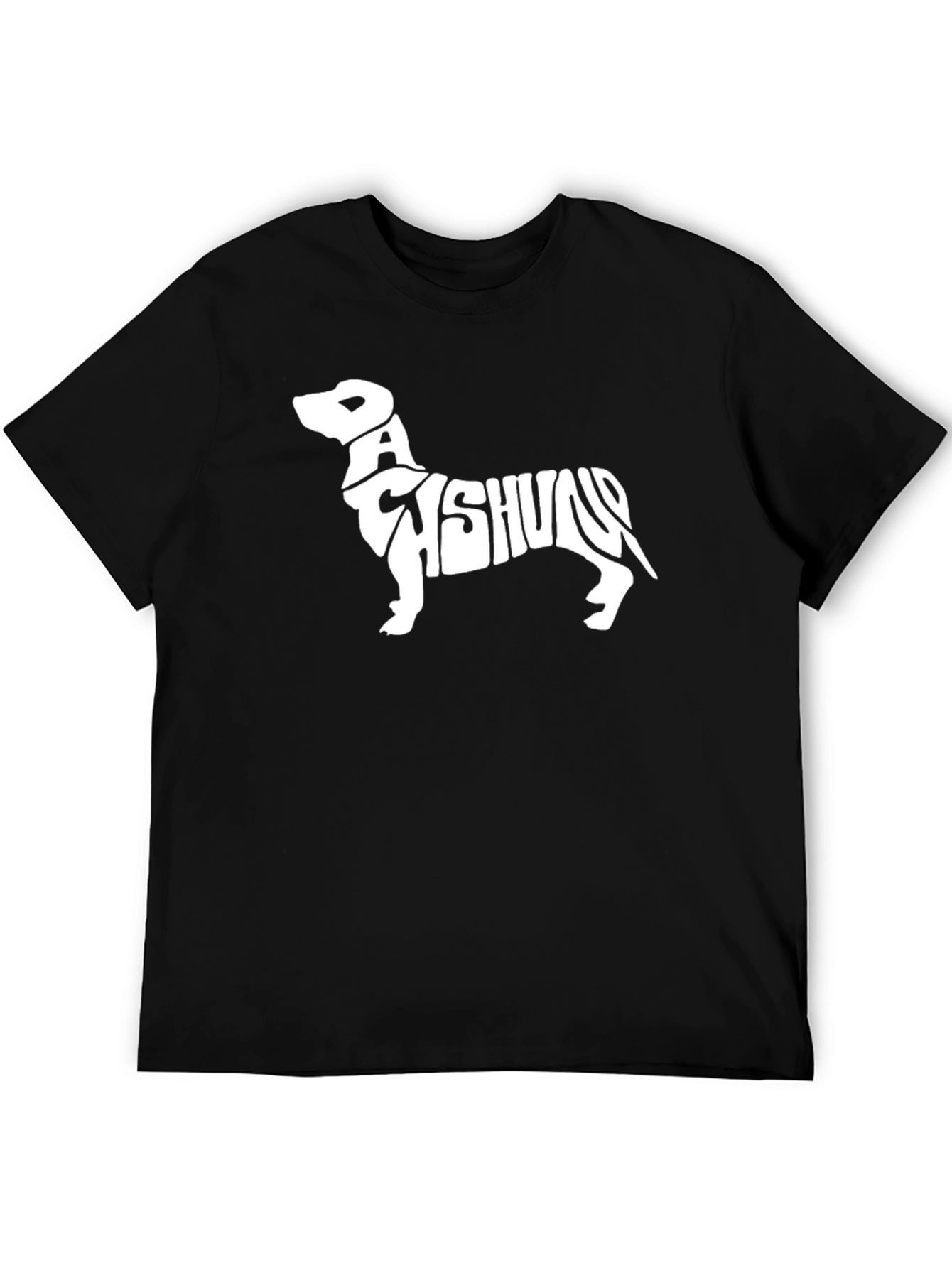 Dachshund Dog Breed Graphic Tee - Black