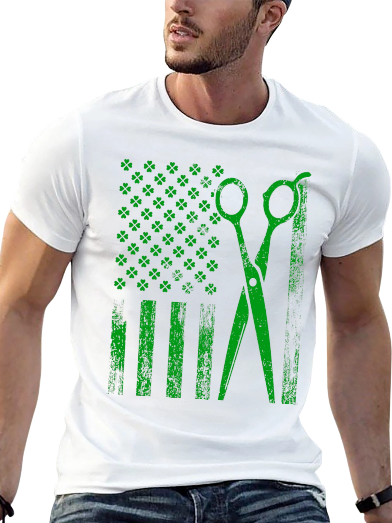 St. Patricks Day Barber Scissors T-Shirt