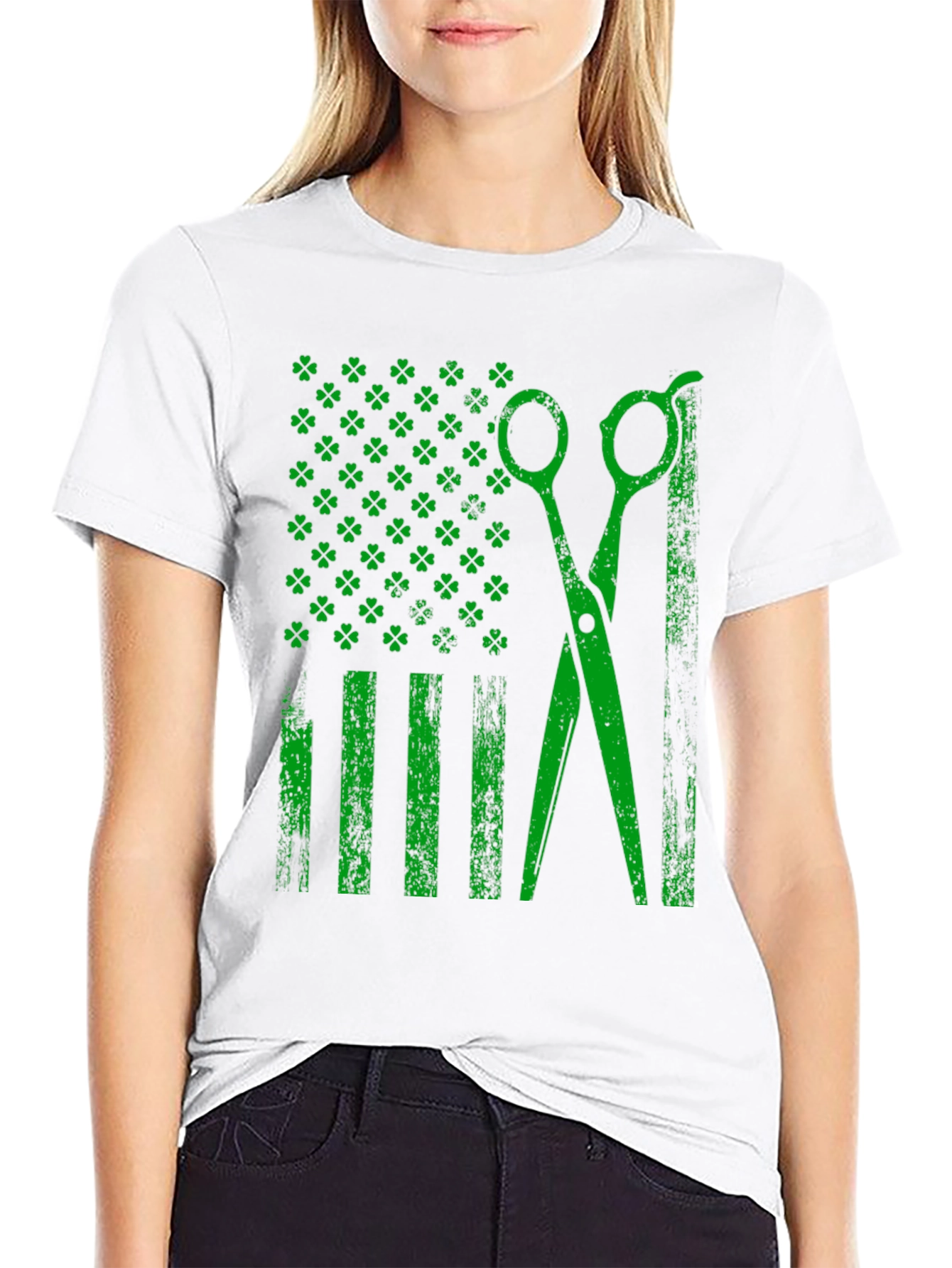St. Patricks Day Barber Scissors T-Shirt