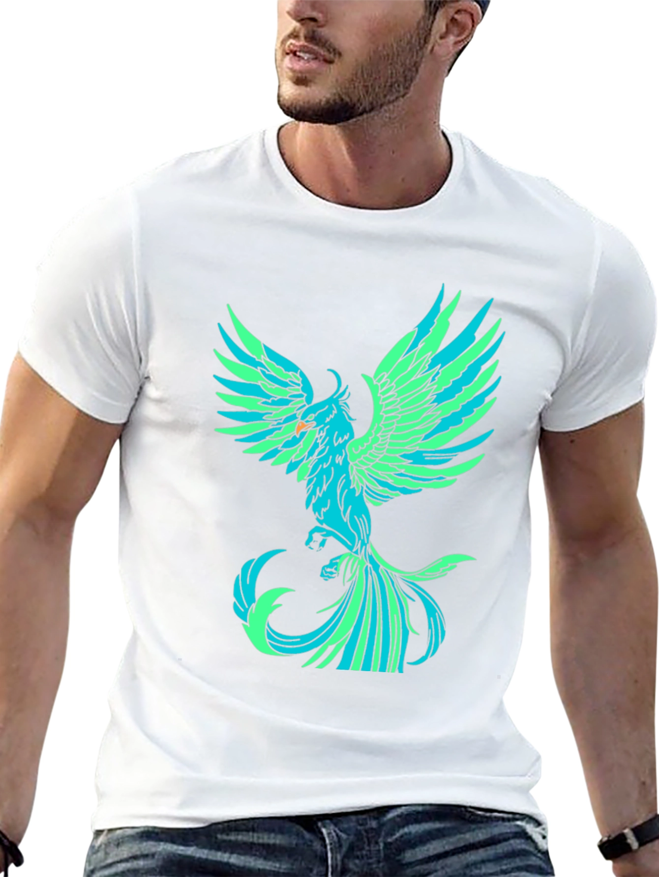 Phoenix Graphic Black T-Shirt