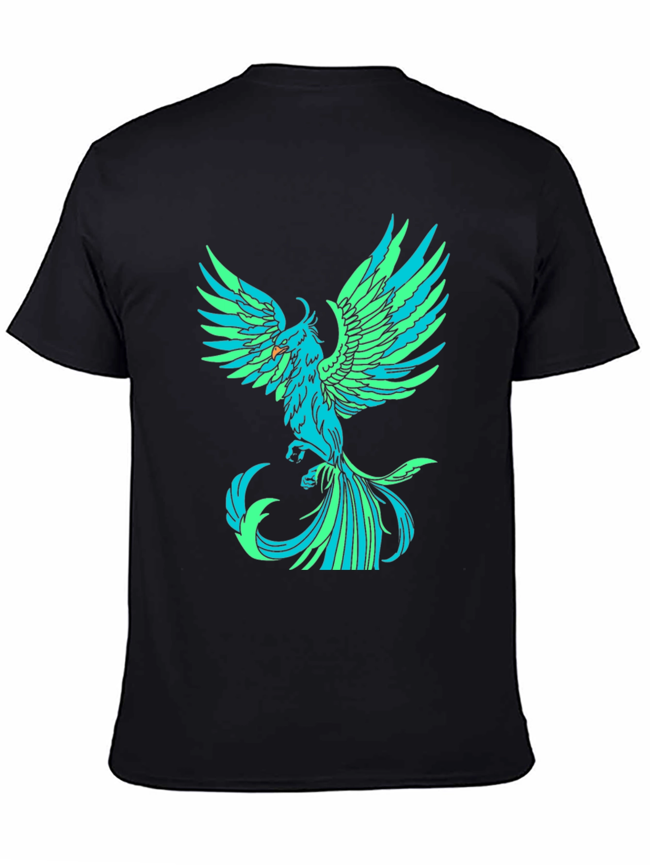 Phoenix Graphic Black T-Shirt