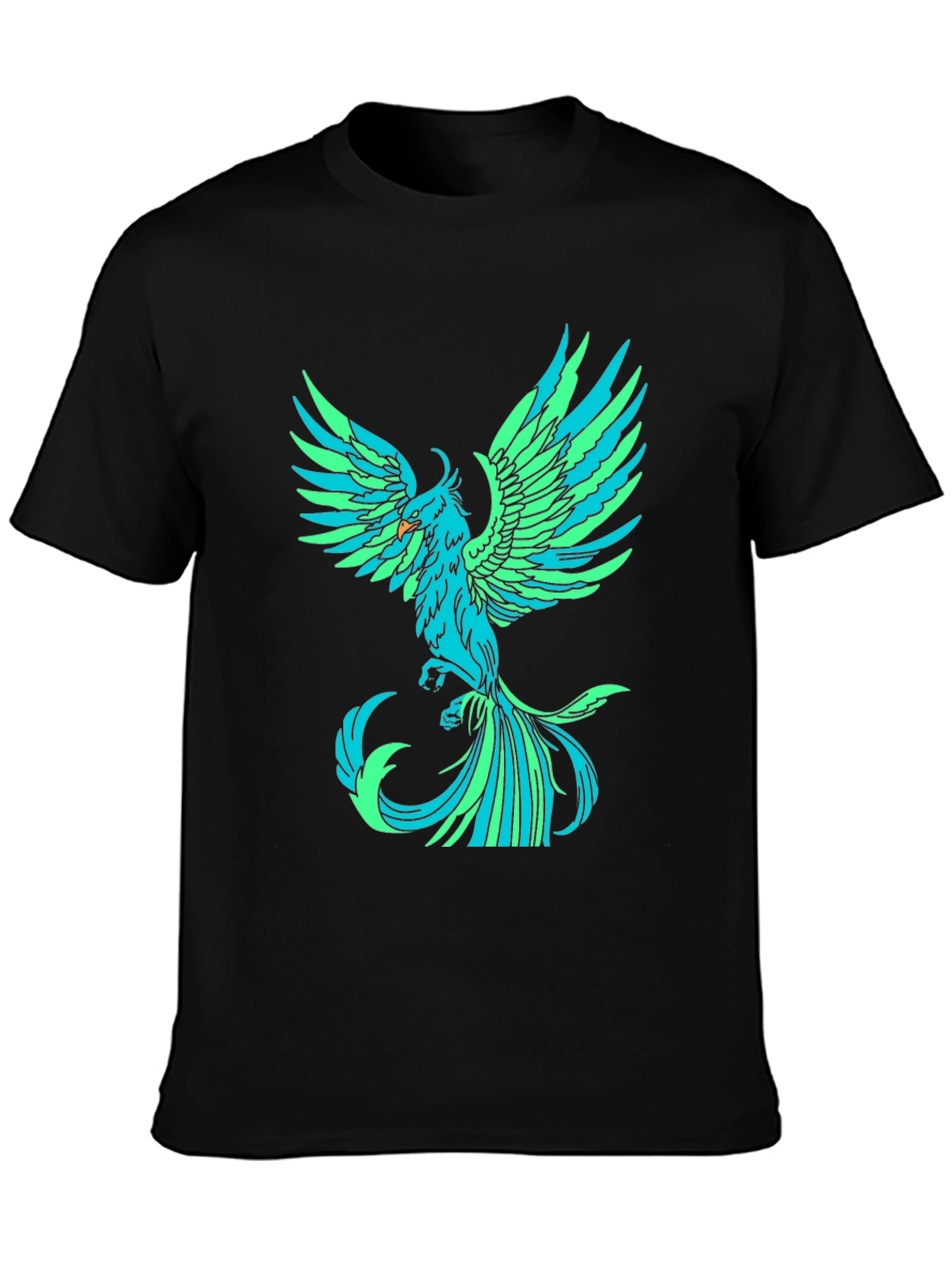 Phoenix Graphic Black T-Shirt