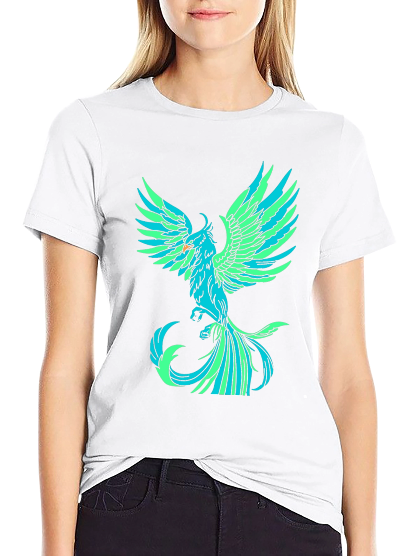 Phoenix Graphic Black T-Shirt